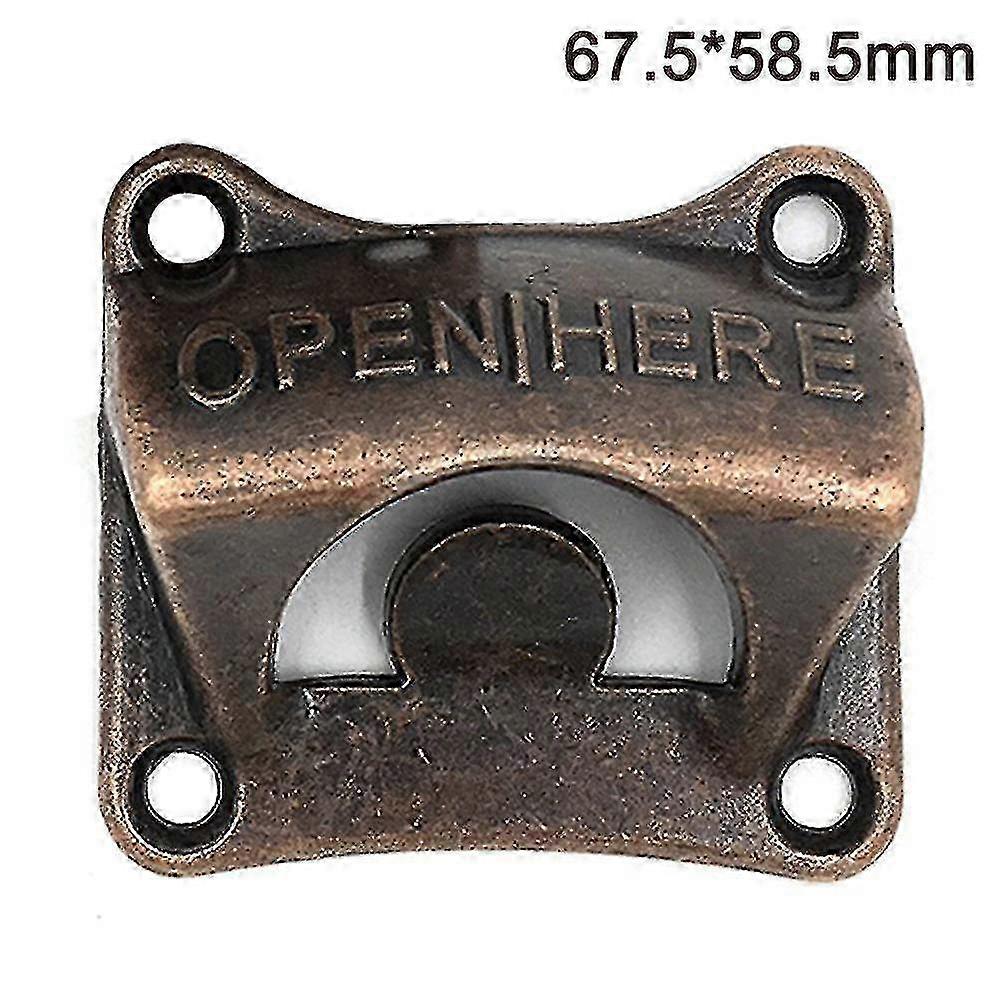 Apribottiglie da parete resistente con viti per birra e bottiglie