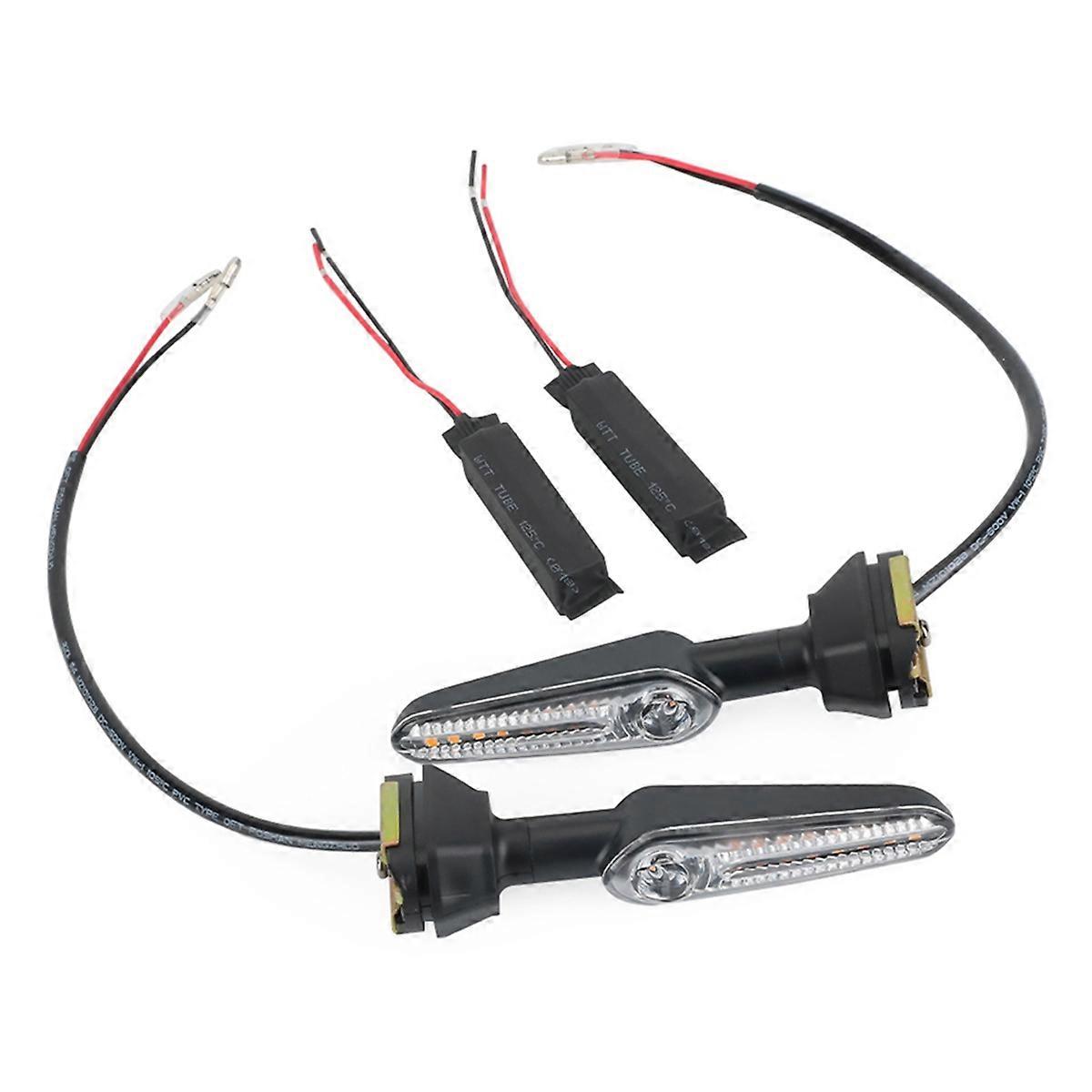 Motorcycle LED Turn Signal Flowing Flash Light for