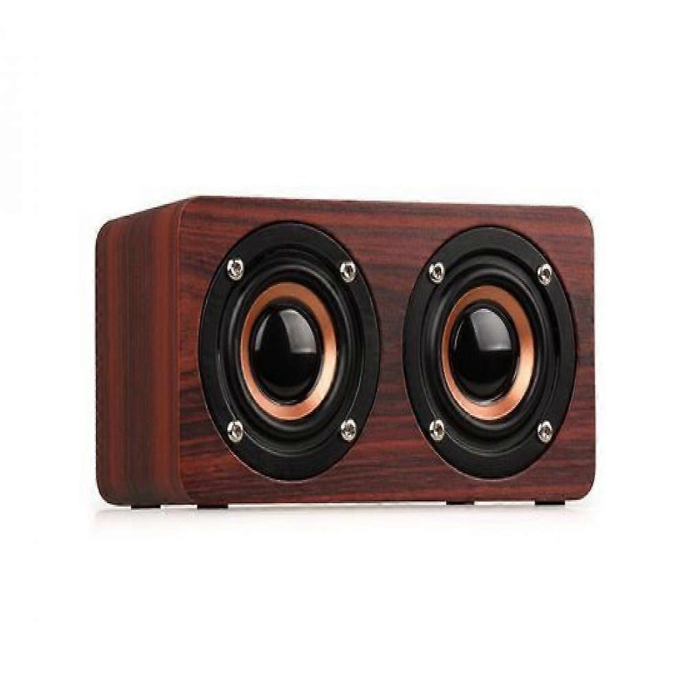 Houten Combinatie Luidspreker Draadloze Bluetooth 4.2 Luidspreker, Stereo Luidspreker