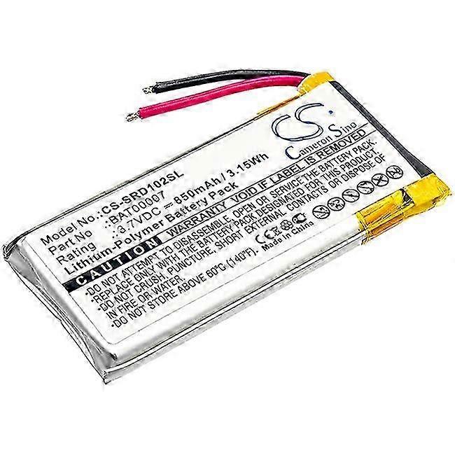 Cameron sino 850mAh Battery For Cardo BAT00007 Scala Rider Packtalk Packtalk Duo SRPT0102