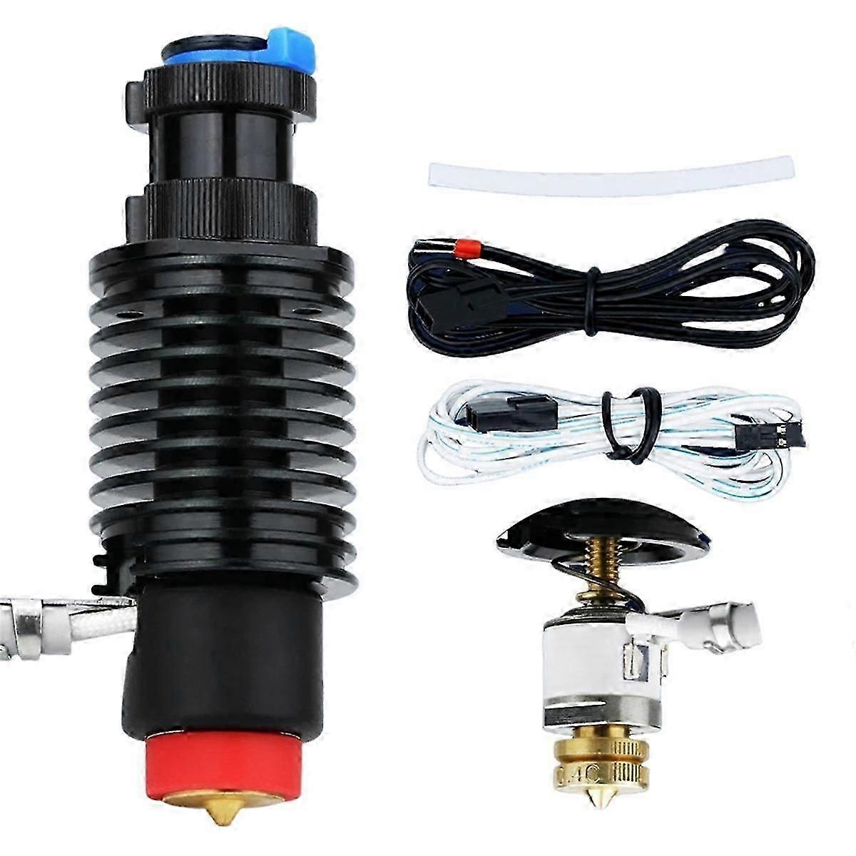 For Hotend Kit V6 Radiator Brass Nozzle Ceramic Heating Core 104Nt Thermistor for 3D Printer Parts JP
