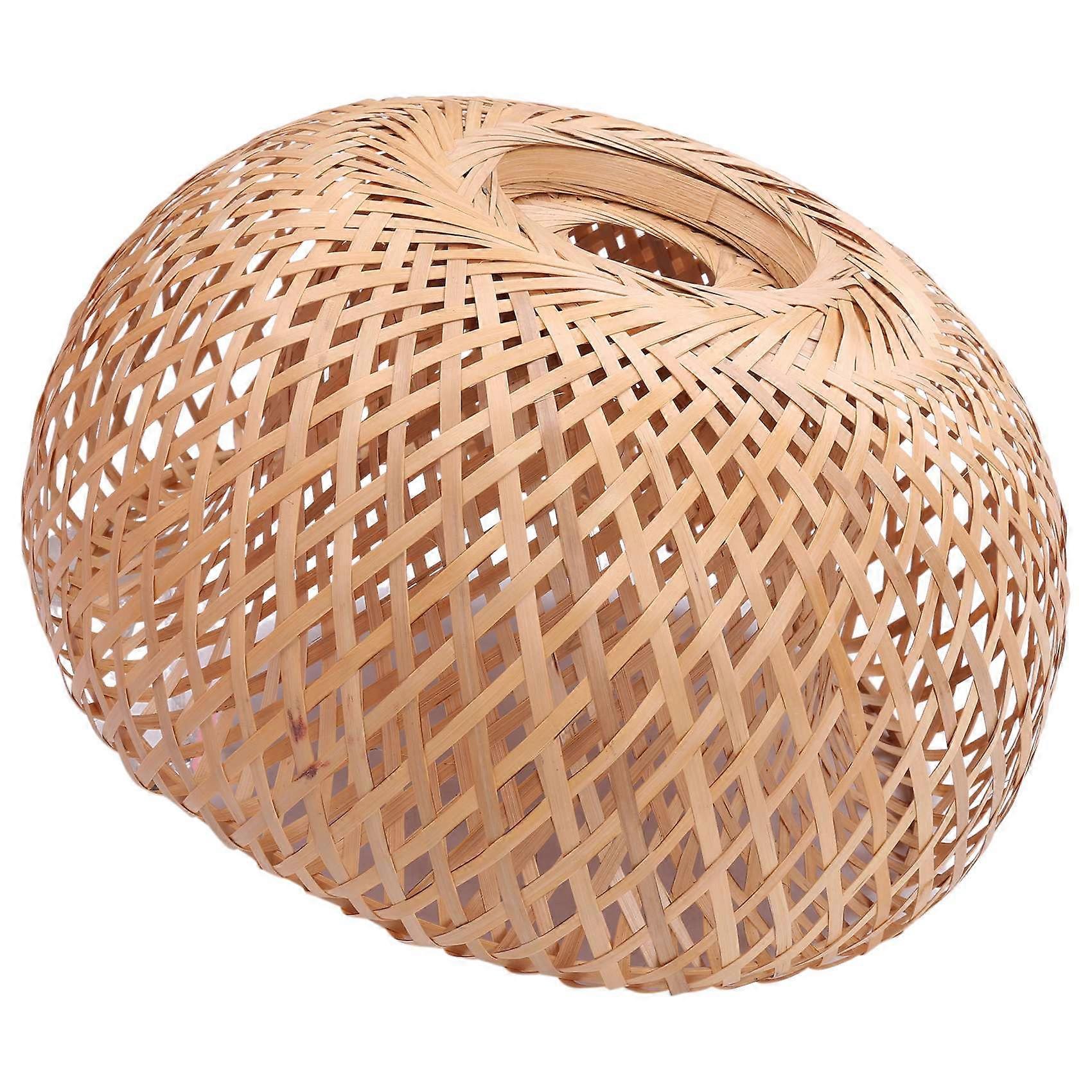 Bamboo Wicker Rattan Lampshade Double Layer Bamboo Lamp Design