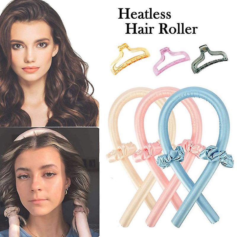 Women Heatless Hair Curlers Diy Lazy Curler Hair Rollers Sleeping Soft Wave Tool