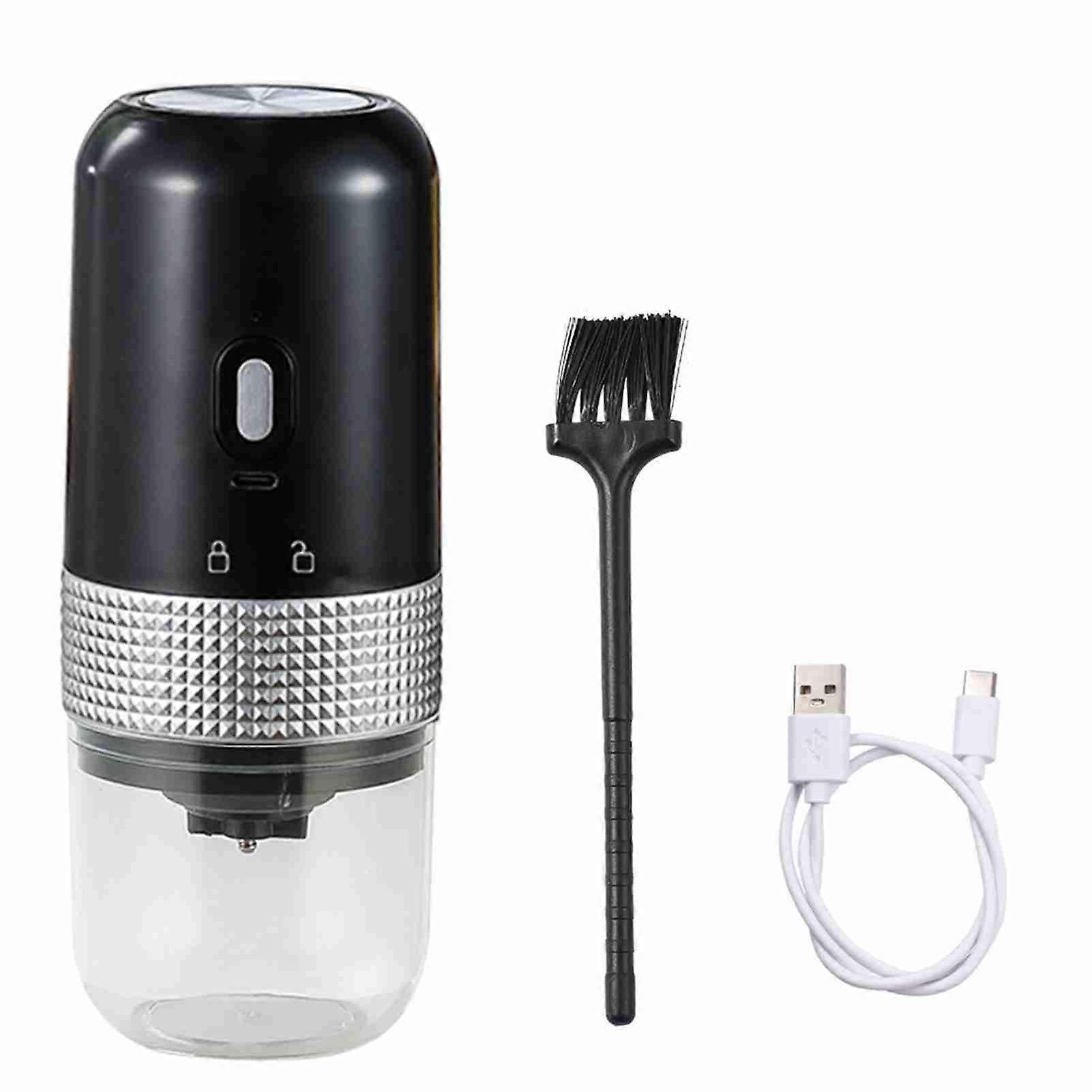 Adjustable Electric Coffee Grinder USB Rechargeable with Auto Stop Function for Household Coffee Bean Grinding