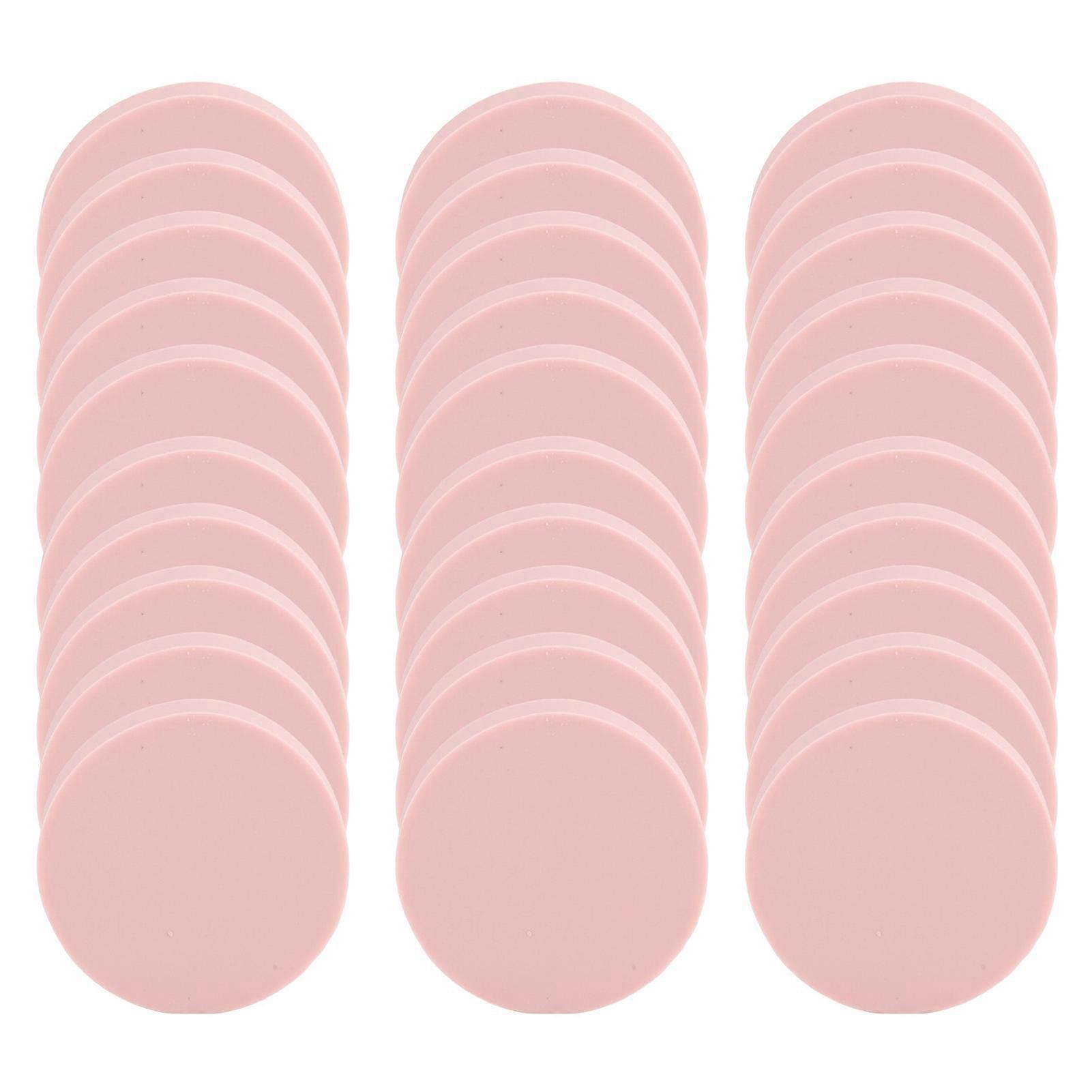 30pcs Soft Rubber Carving Blocks for Printmaking Stamp Making Multipurpose DIY Crafting Round Stamp Blocks for Scrapbook Painting