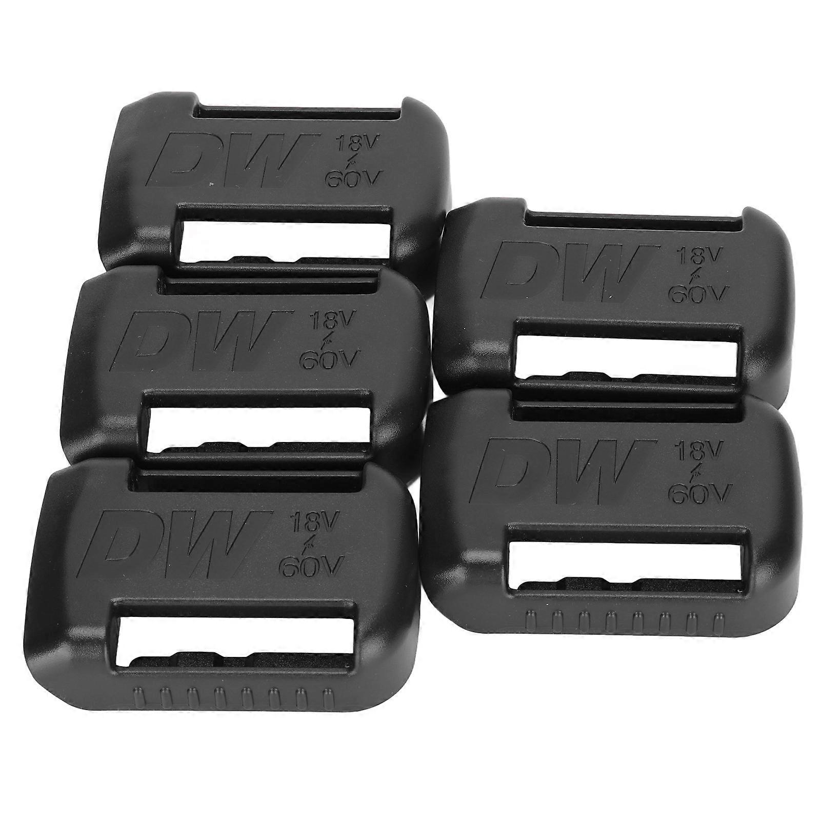 5pcs Lithium Battery Holder Rack with Countersunk Screw Holes, ABS