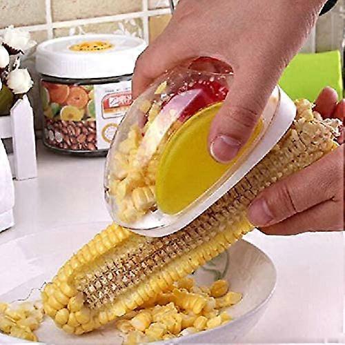 Effortless Corn Kernel Remover, Durable Stainless Steel Blade Corn Stripper, Time Saving Kitchen Tool