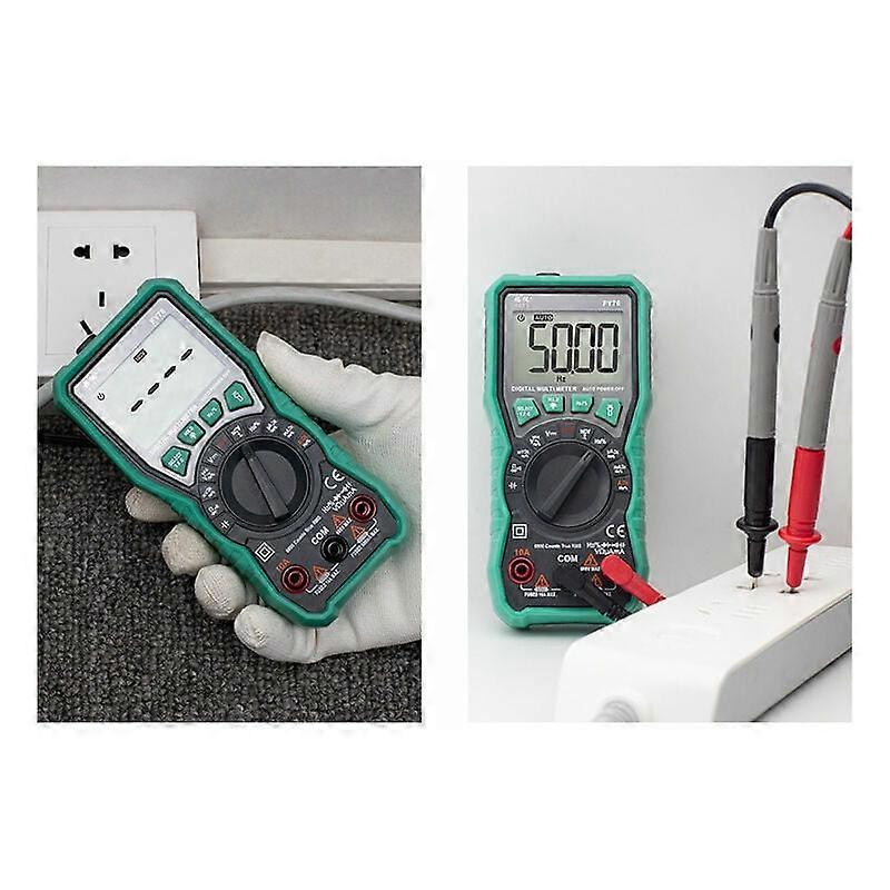 Automatic Digital Multimeter Professional Electrical Tester, Temperature Capacitance Meter Voltage/Current Ac Dc Resistance/Frequency And Temperature.