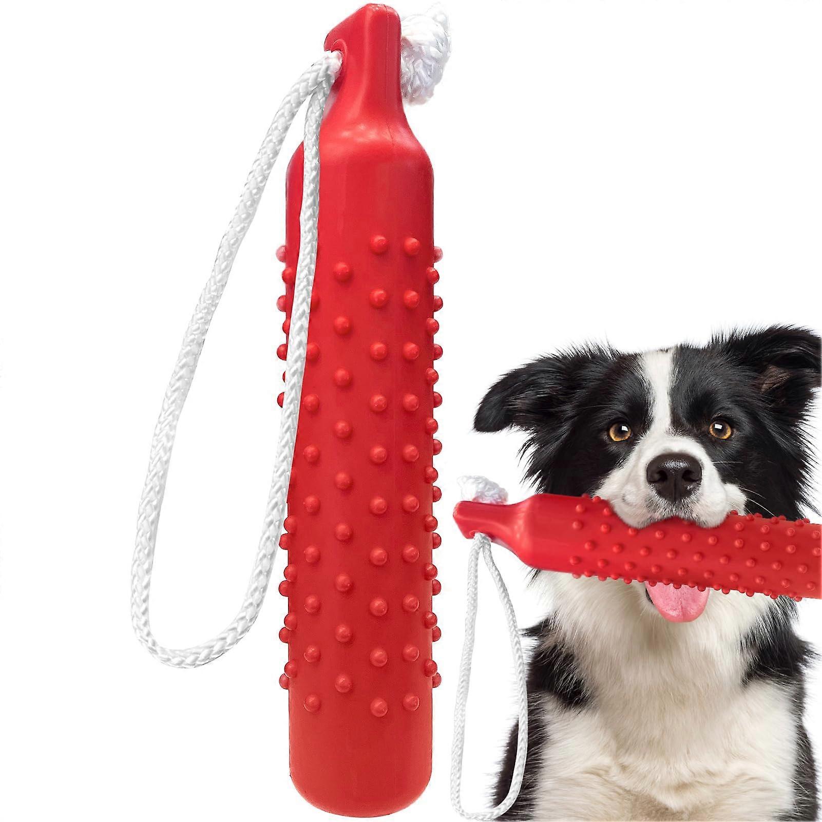 Dog Finder Bumper Toy for Large Dogs, 10.2 Inch Training Puppet for Summer Pool Play and Tugboat Retrieving Activities