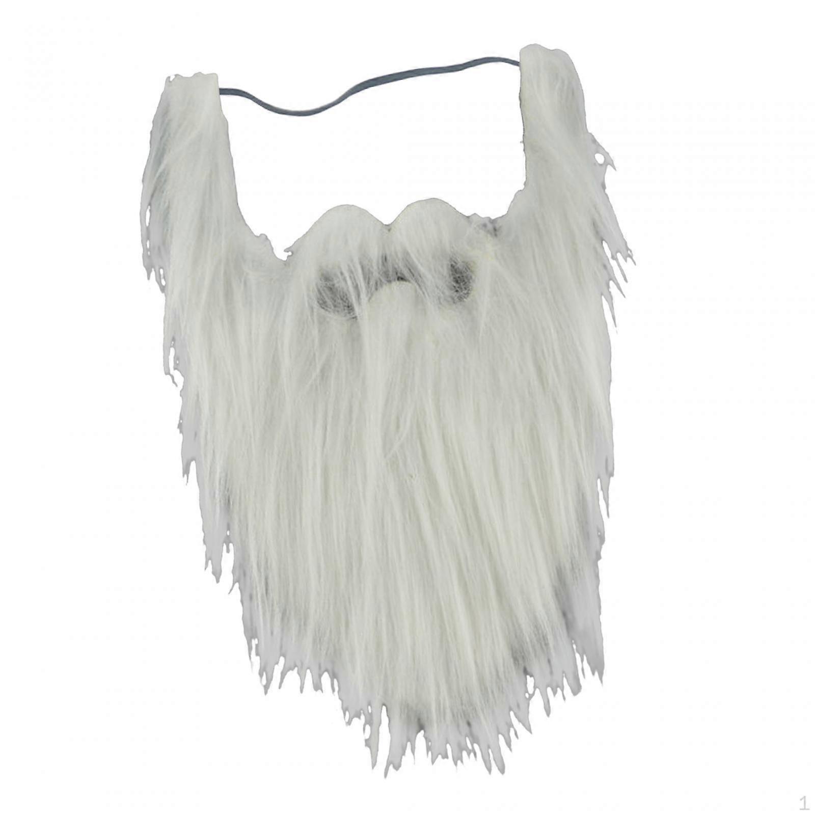 Artificial Beard, Santa Claus Beard Props, Professional Novelty Costume for Stage
