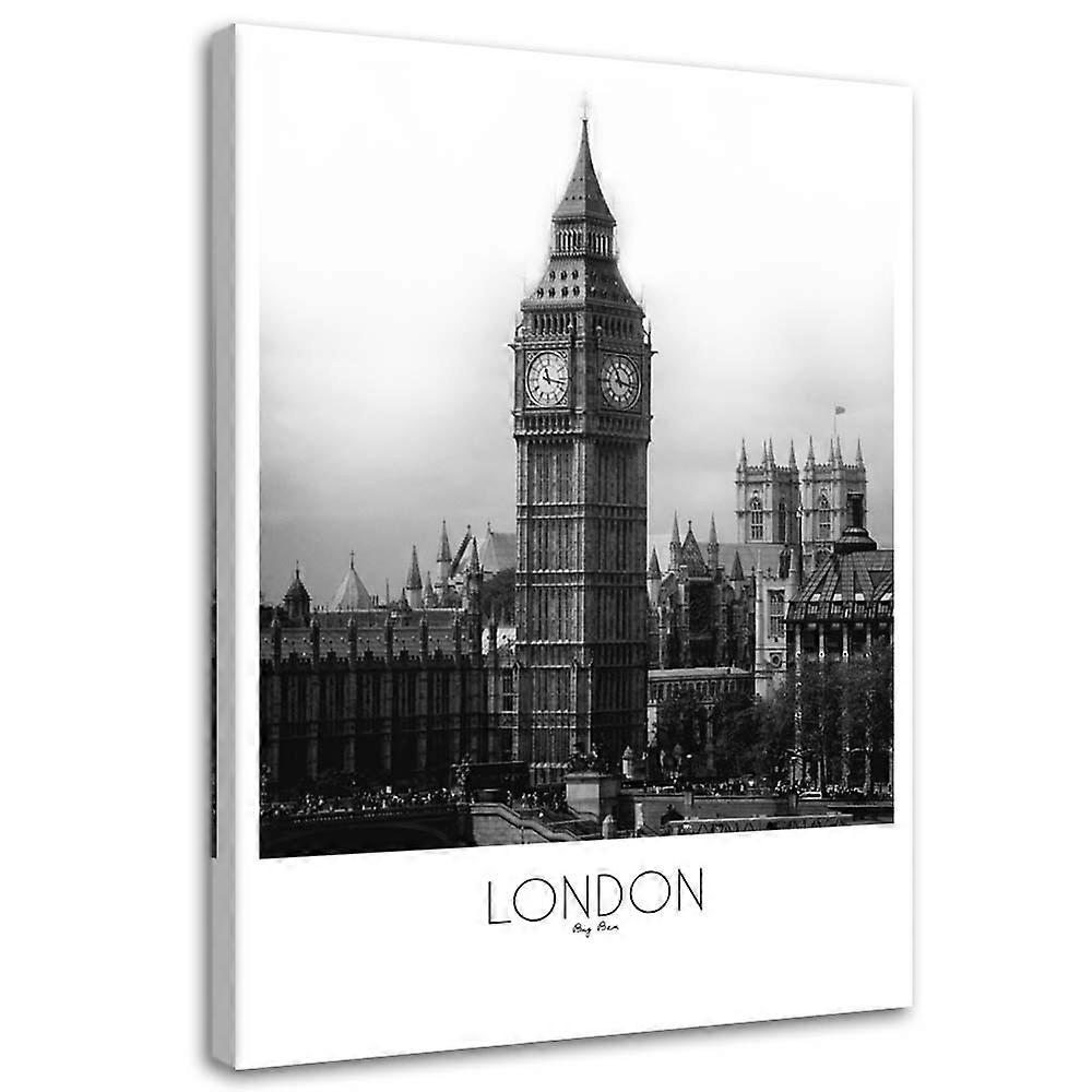 Pânză, Londra - Big Ben - 60x90