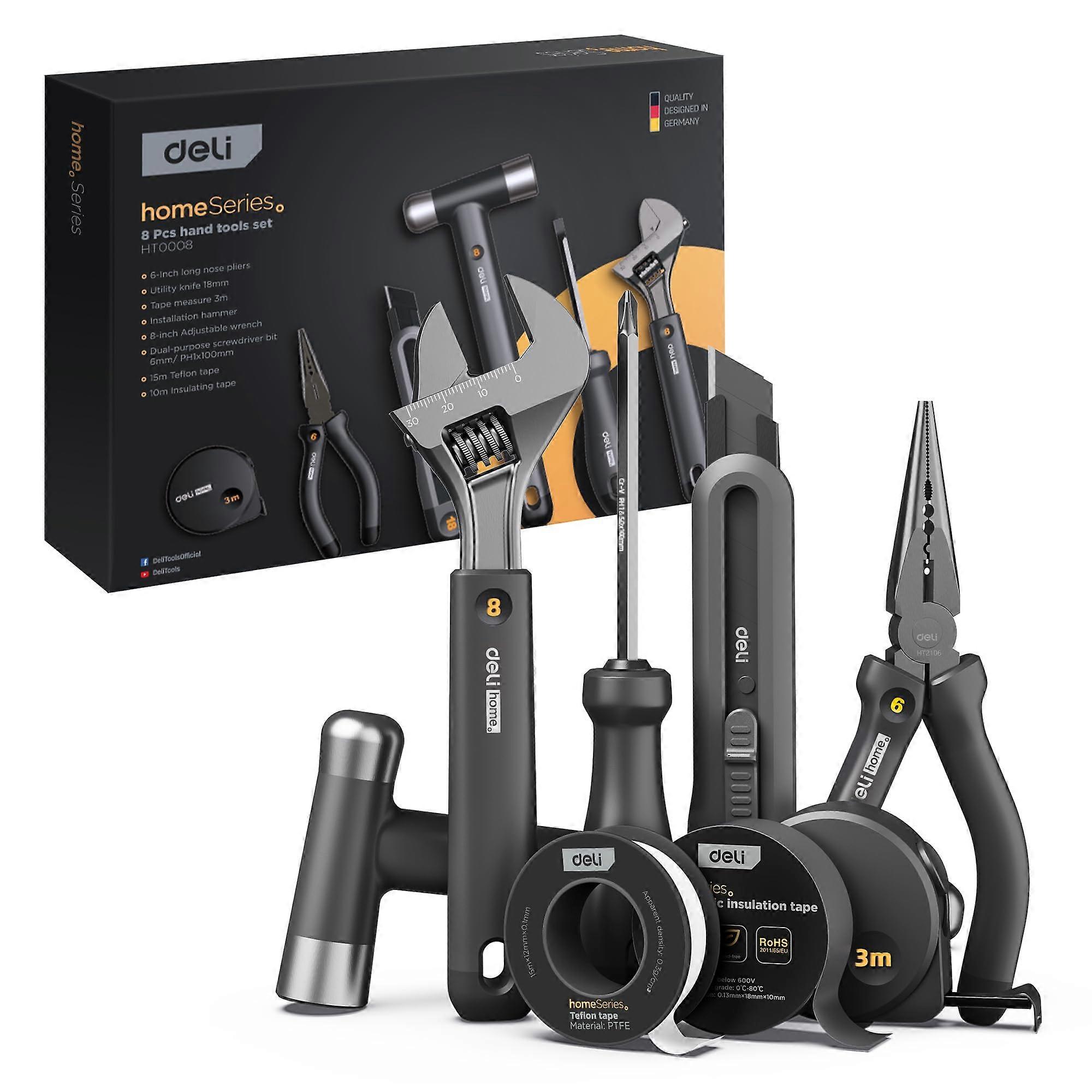 Tools Set, Basic Household Tool Kit with Elegant Gift Package, Sleek and Stylish for Home