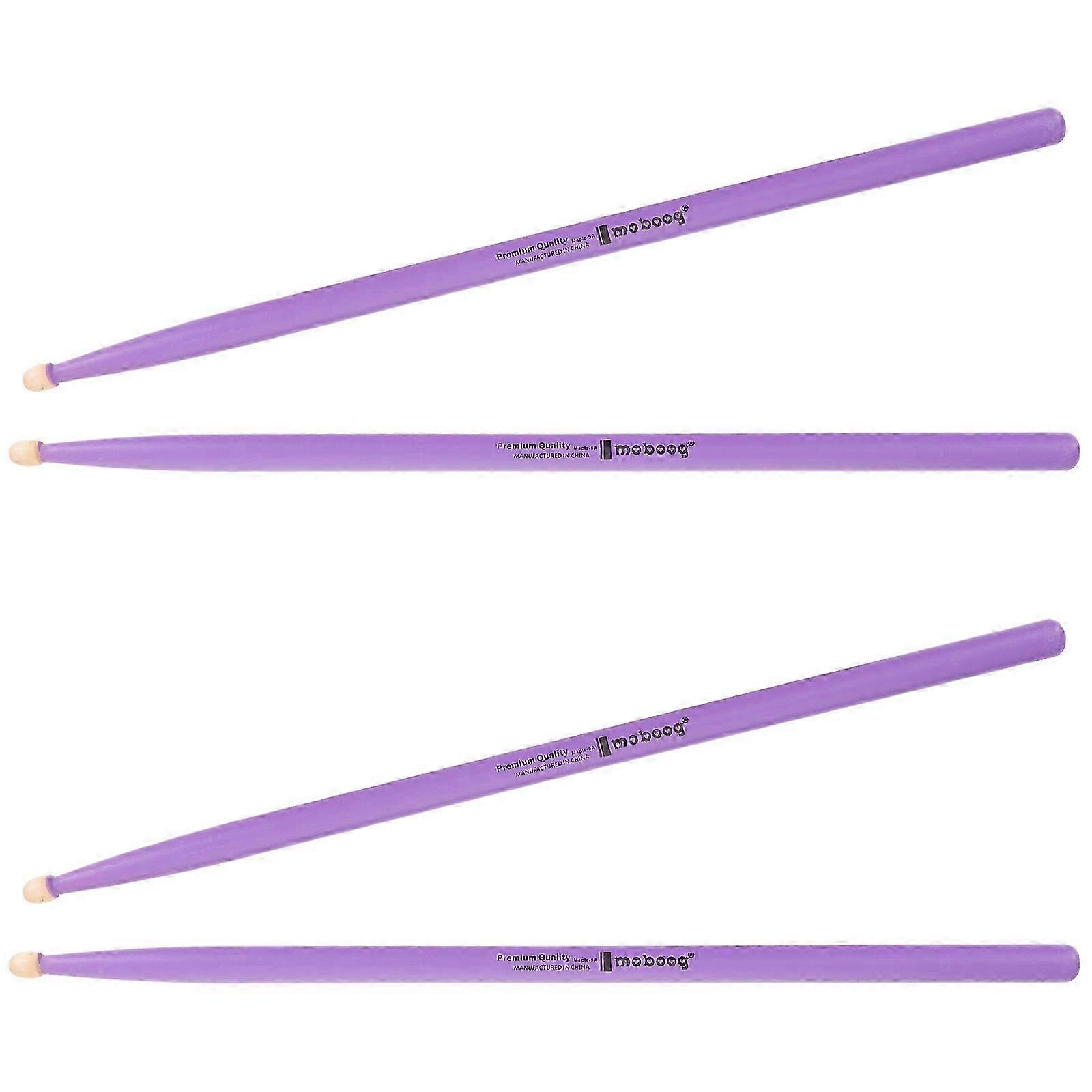 2 Pairs Drum Stick Percussion Instrument Stick Maple Drum Sticks Wood Drumsticks