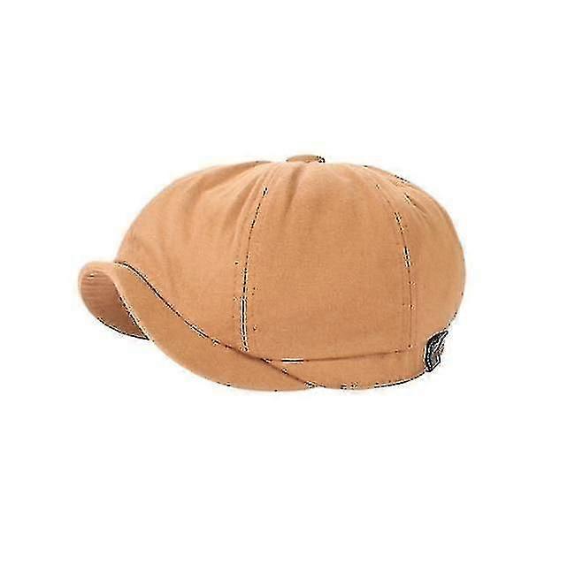 British Style Octagonal Winter Wool Hat Gatsby Cap