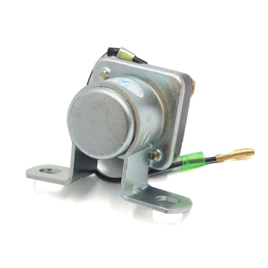 DC 24V Metal Motorcycle Engine Relay for Universal Compatibility - Silver Tone, Heavy-Duty, 5-Pin Design