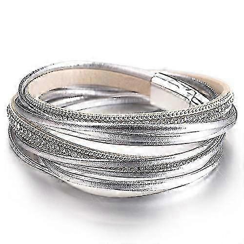 Rhinestones Leather Bracelets