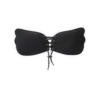 Adhesive Strapless Push Up Bra, Backless Adhesive Silicone Bra (C Size)