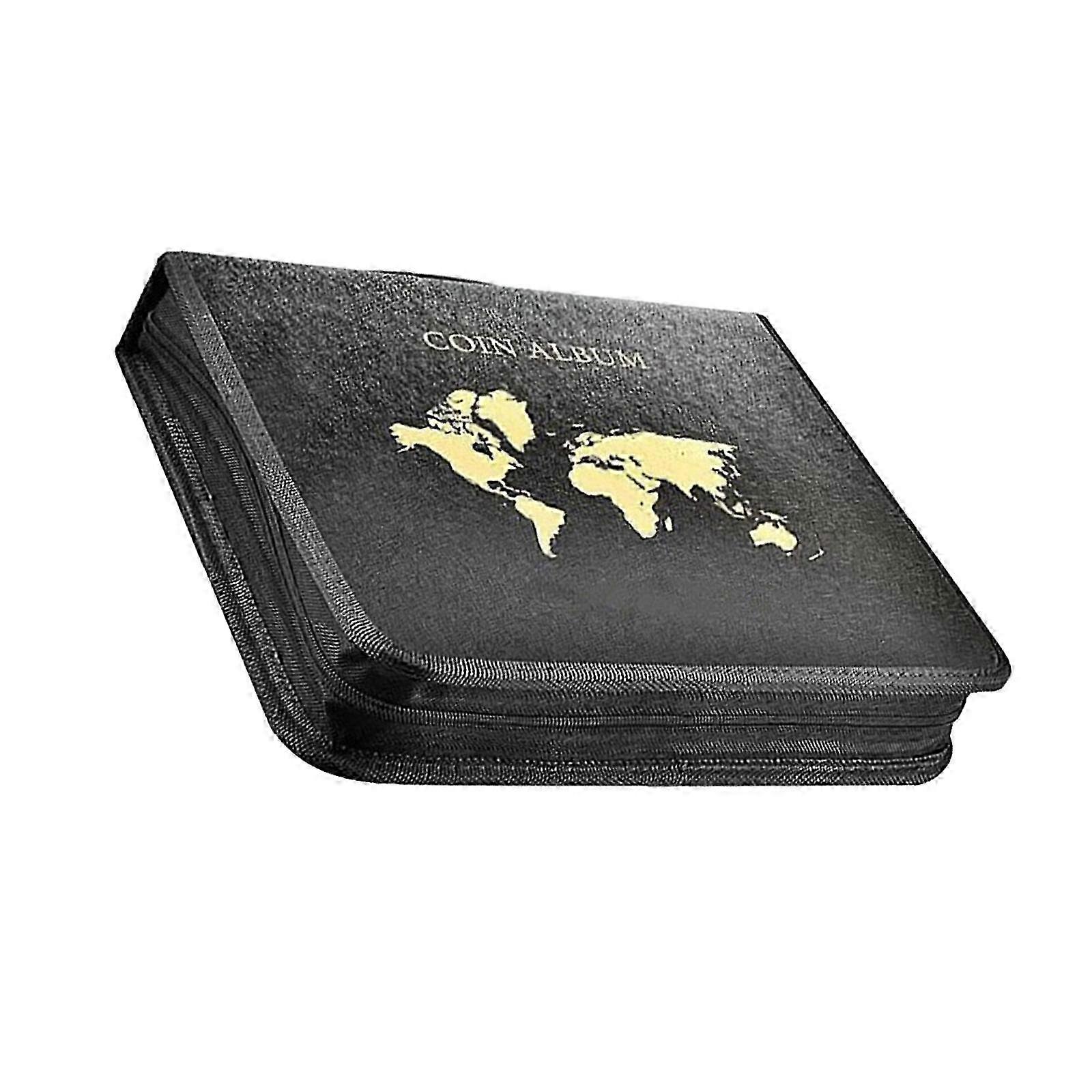 Coin and Banknote Collection Album with Adjustable Pages, Protective Holder for Money Storage, Organizer Book for Collectors