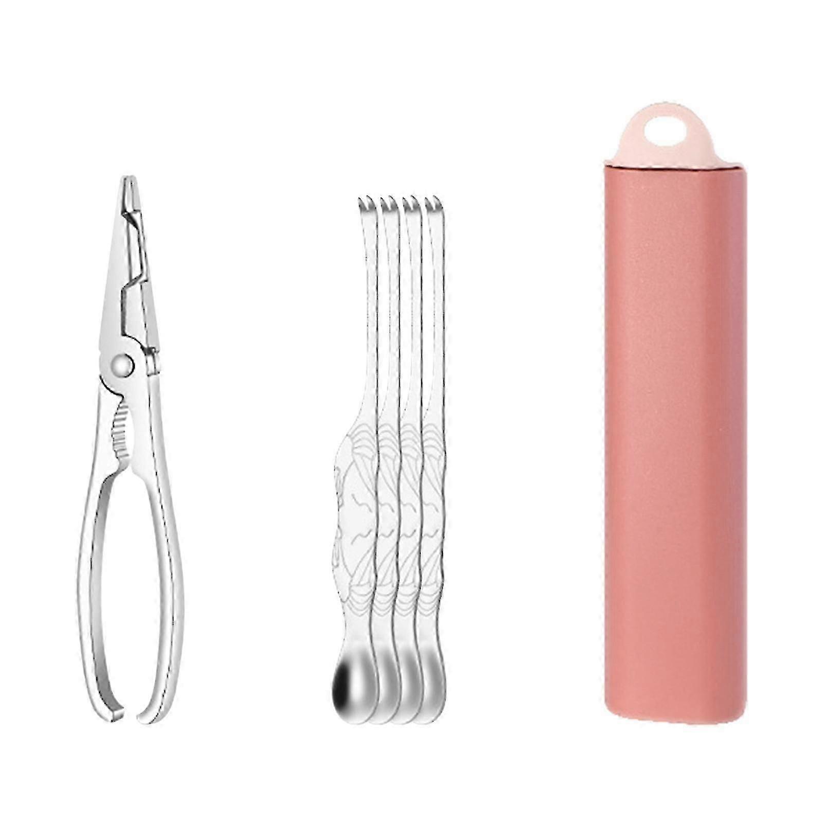 Convenient Crab-eating Tool 5-piece Set, Seafood Tool Set