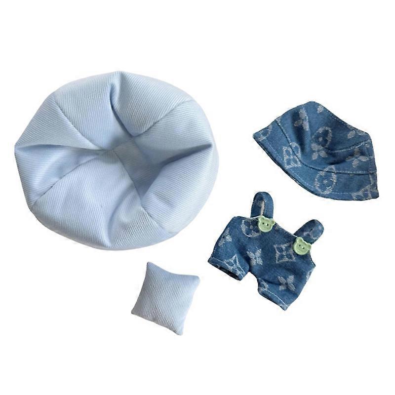 Clothes For Labubu Dolls Accessories Stylish Kawaii Outfit Set Suitable For 15cm 17cm Labubu Doll Doll Clothing Set Replacement