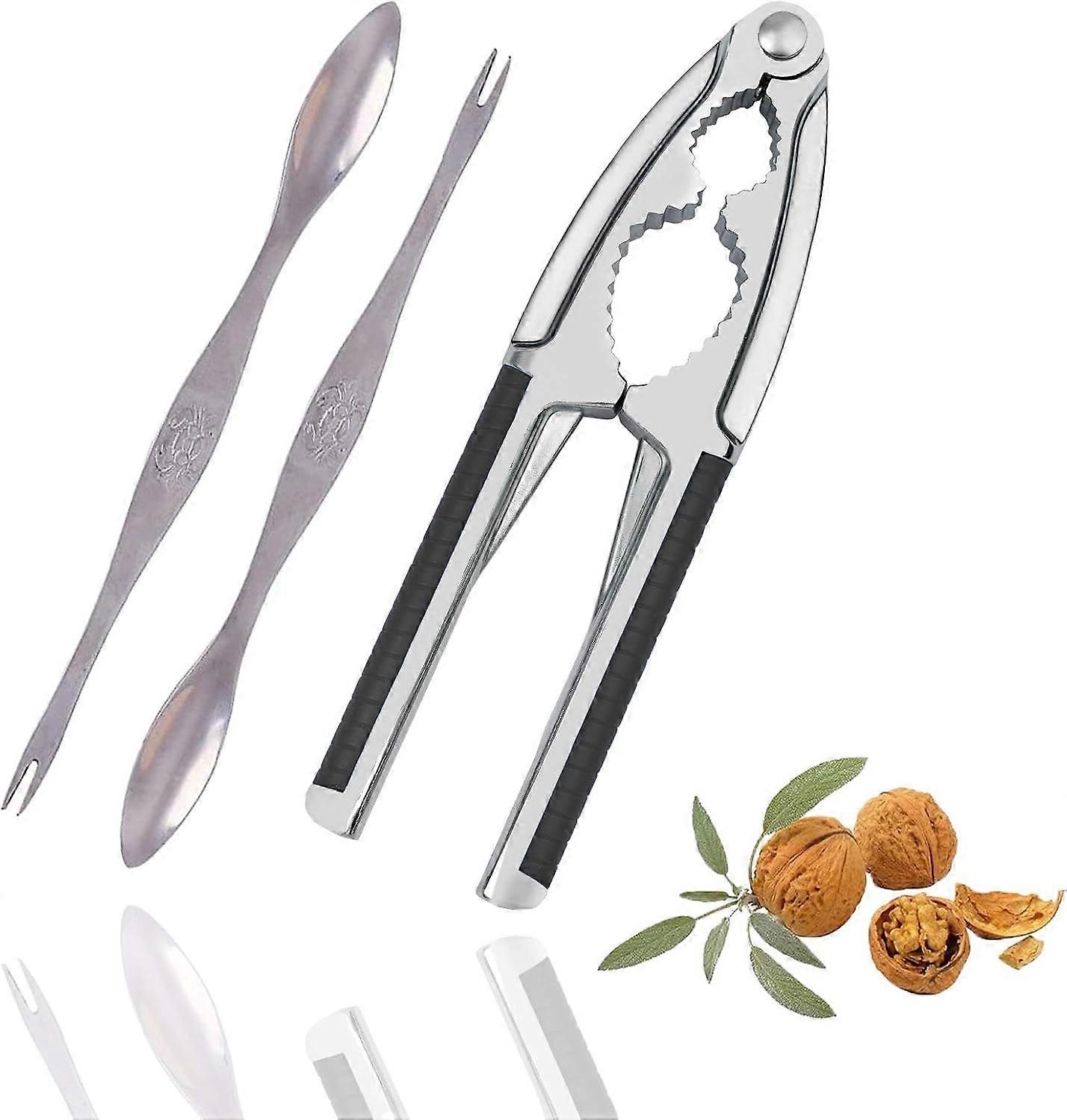 Nut Crackers For All Nuts.Walnut Cracker Heavy Duty Shell Seafood Pecan Waln