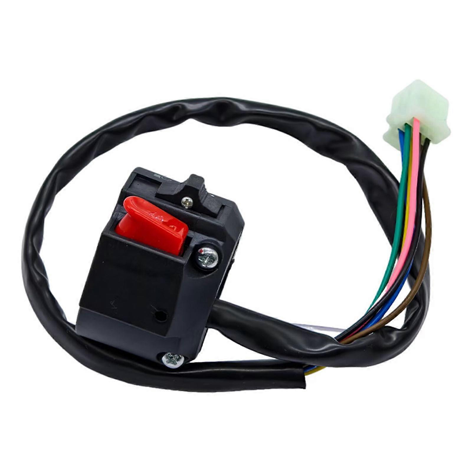 High Temperature Resistant Motorcycle Engine Cut Off & Light Activation Switch Waterproof for Customization Enthusiasts