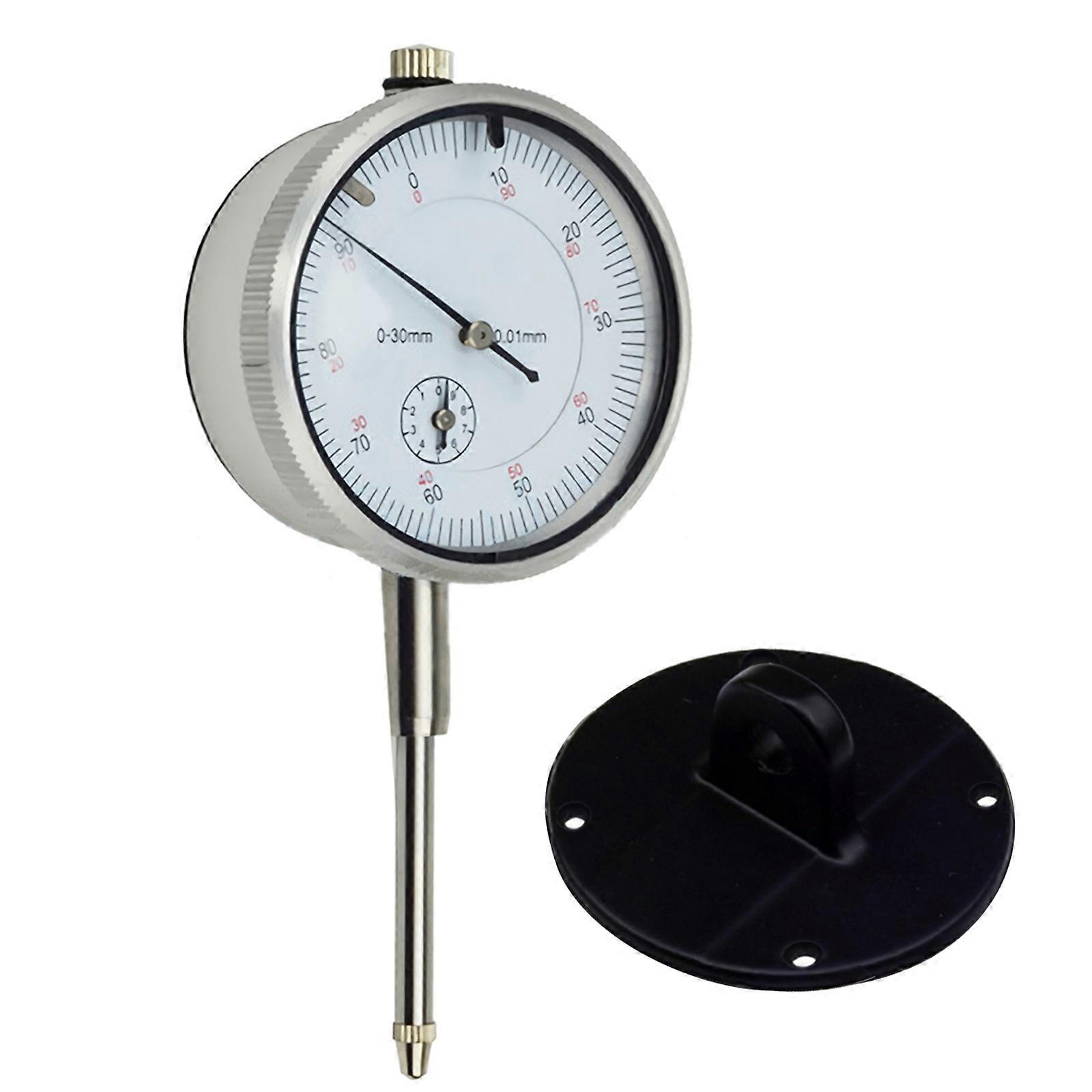 Indicatore di prova a leva Quadrante in alluminio Contatore Quadrante Indicatore con Lug Quadrante posteriore Indicatore Gauge Meter Tool per precisione