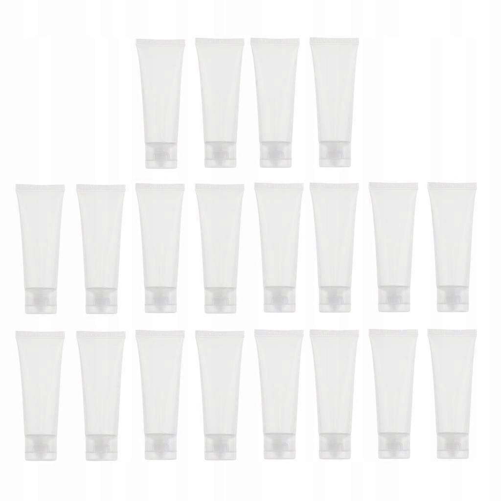 20 Pieces Of Empty Cosmetic Tubes - Smooth