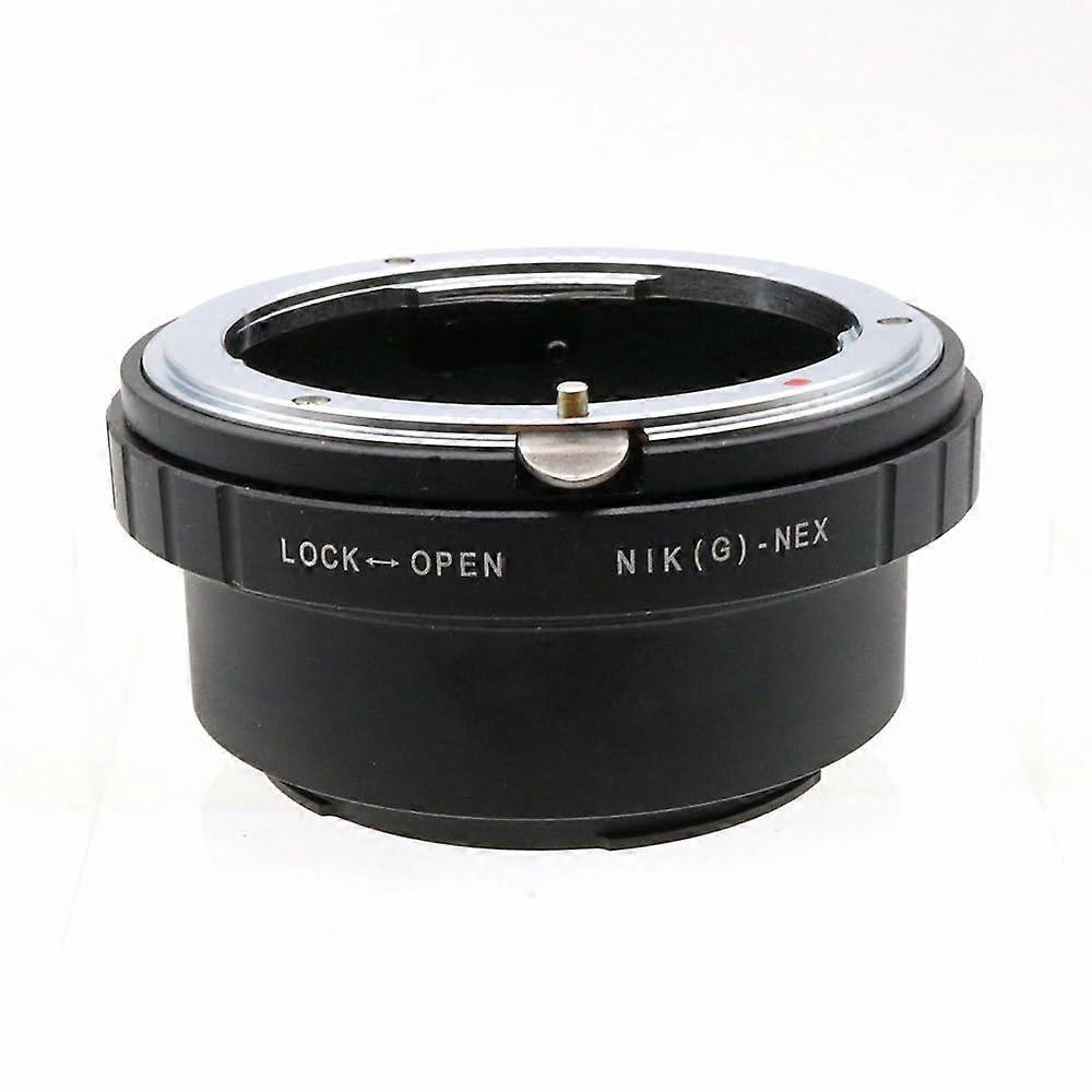 AI(G)NEX Lens Adapter Ring for Nikon F Mount G Lens for E NEX Mount Camera Metal Dual Purpose Adapter Ring Manual Focus