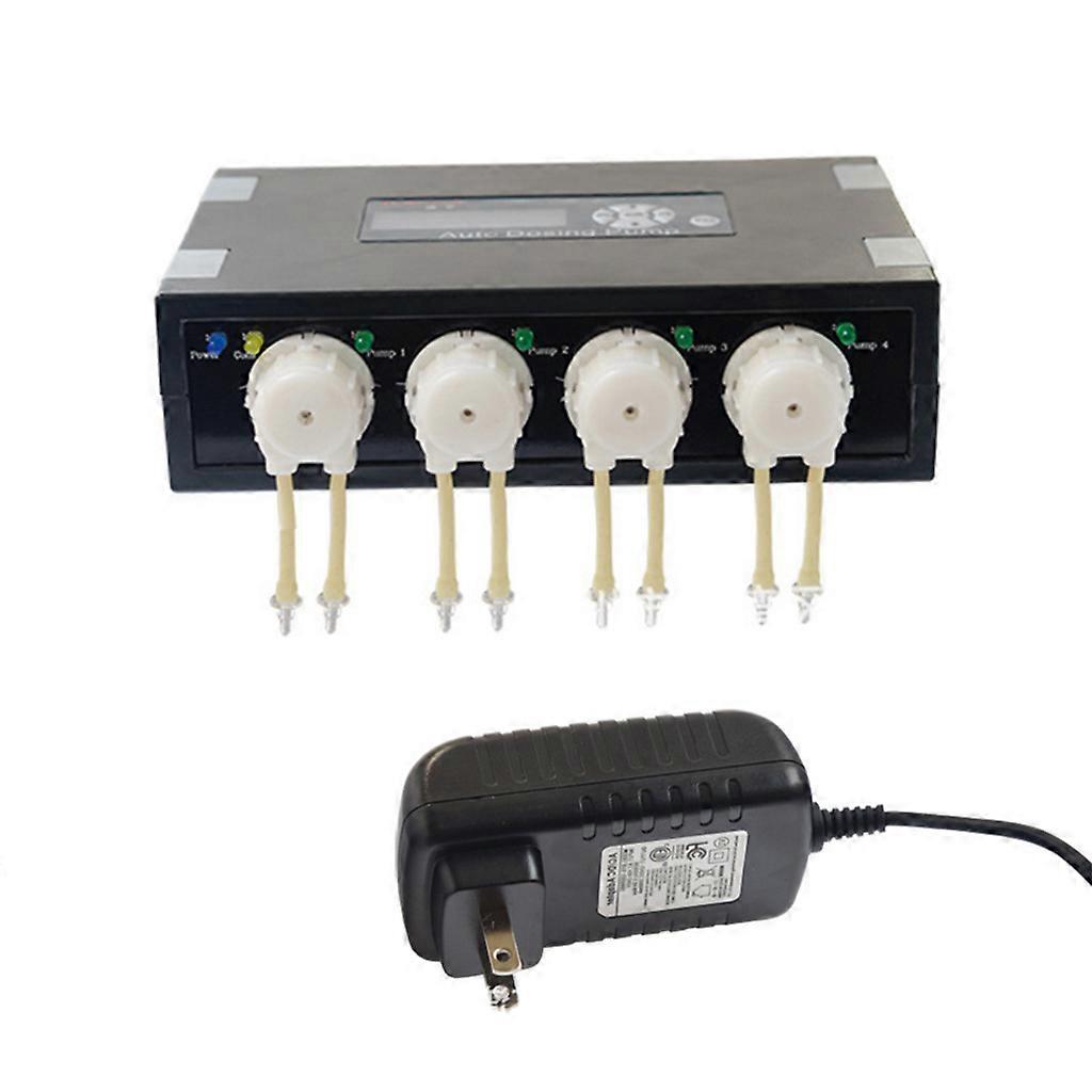 Multi-head Automatic Precision Peristaltic Pump Aquarium Coral Feeder Multicolor