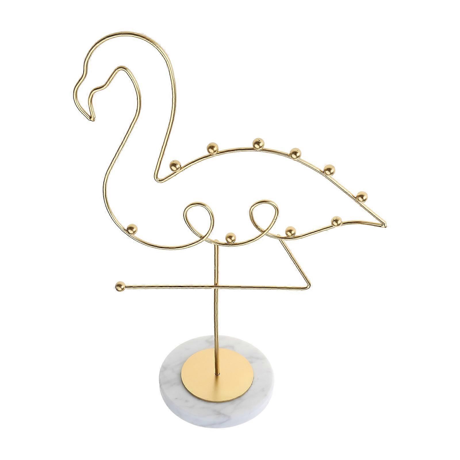 Schmuckhalter Schmuck Display Rack Ständer Organizer Halter Flamingo geformte Schmuck Display Halter für Ohrringe Schmuck