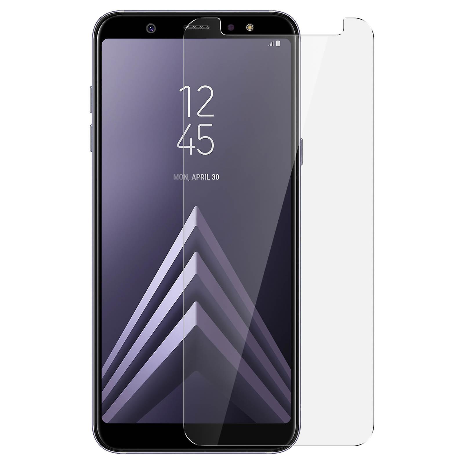 Displayschutzfolie aus gehärtetem Glas für Galaxy A6 Plus – 9H Härtegrad