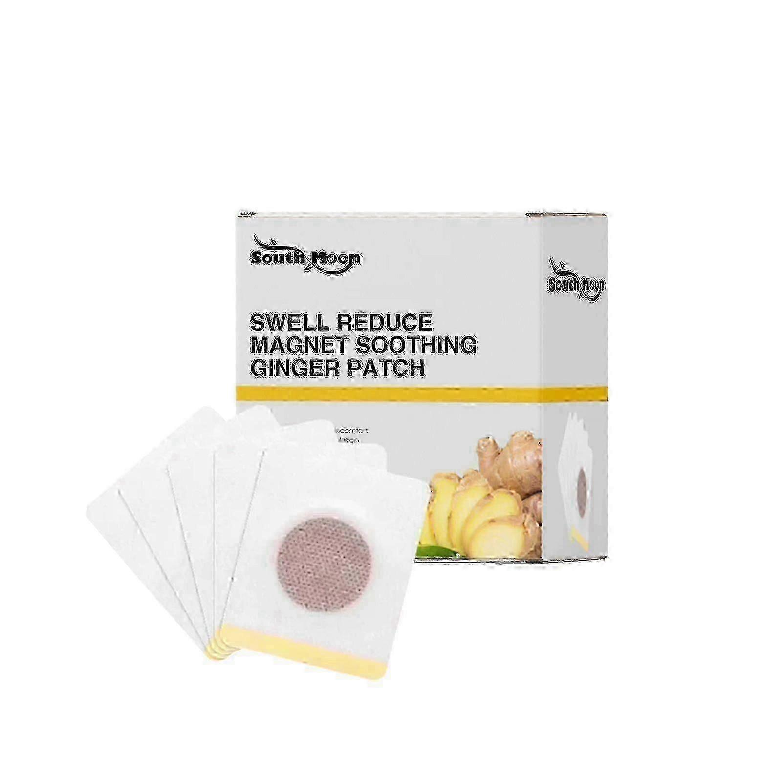 Swell Reduce Magnet Soothing Ger Patch, Ginger Essence Massage Relief Leg Swelling Pain Firming Slimming Care Patch