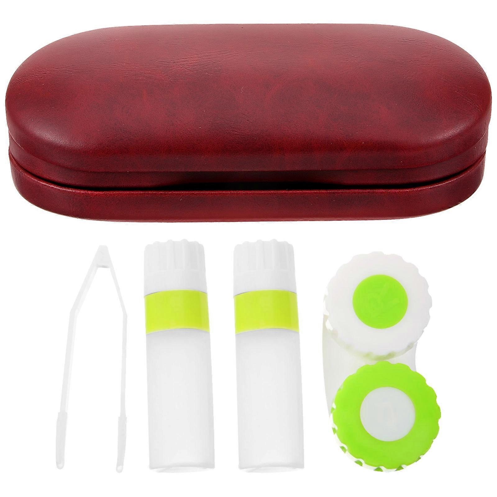 Two-Layer Protective Box for Glasses Combining Portability and Functionality