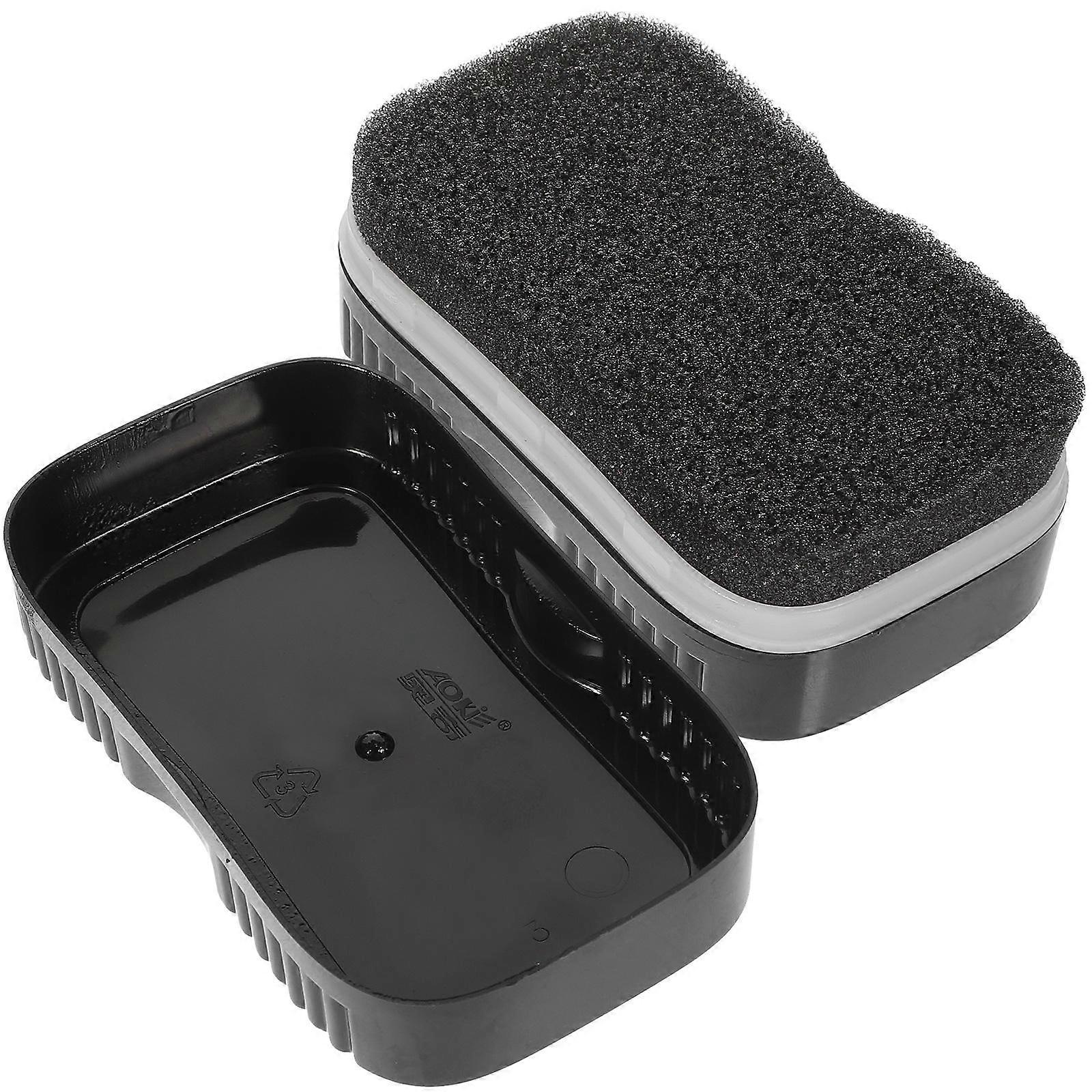 Double Sided Shoe Polish Sponge Cleaner Tool, High Density Soft Sponge for Shoes, Handbags, Sofas, Durable & Portable Cleaning Brush for Home or