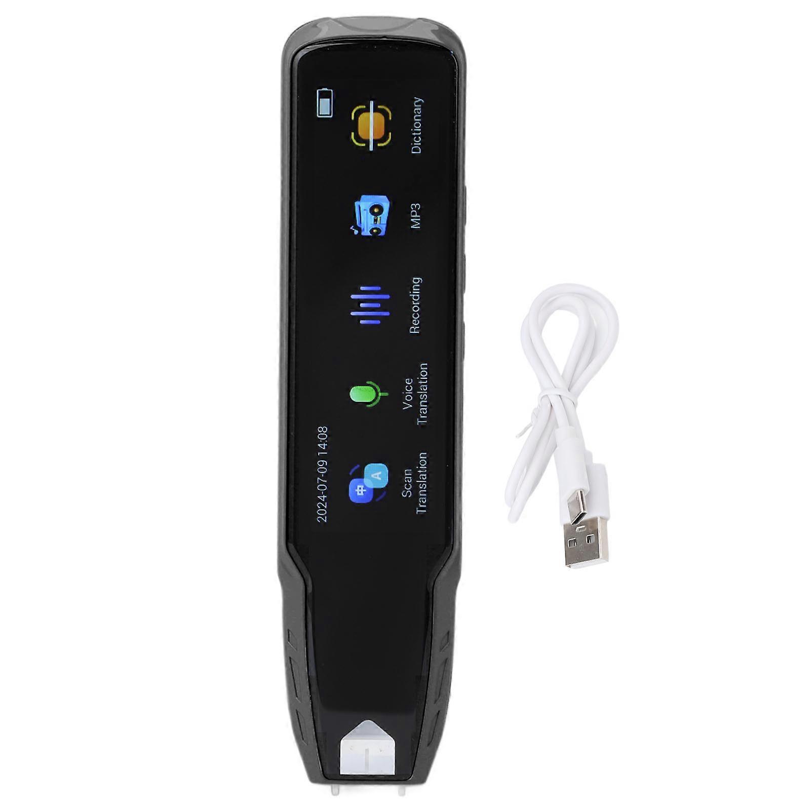 Stylo traducteur intelligent A13, numérisation hors ligne, 112 langues, rechargeable, pour dyslexie, voyage, affaires, gris