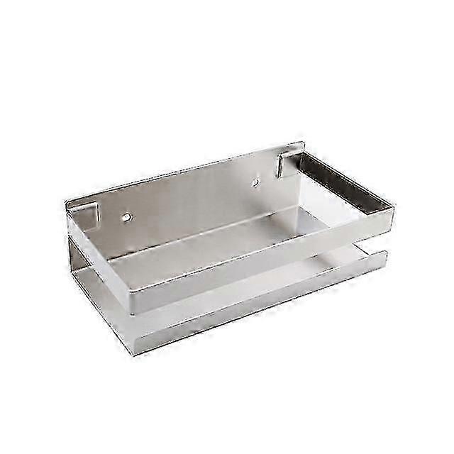 モダンなマットブラックのバスルームコーナーシェルフ20-40cmシャワー収納ラック