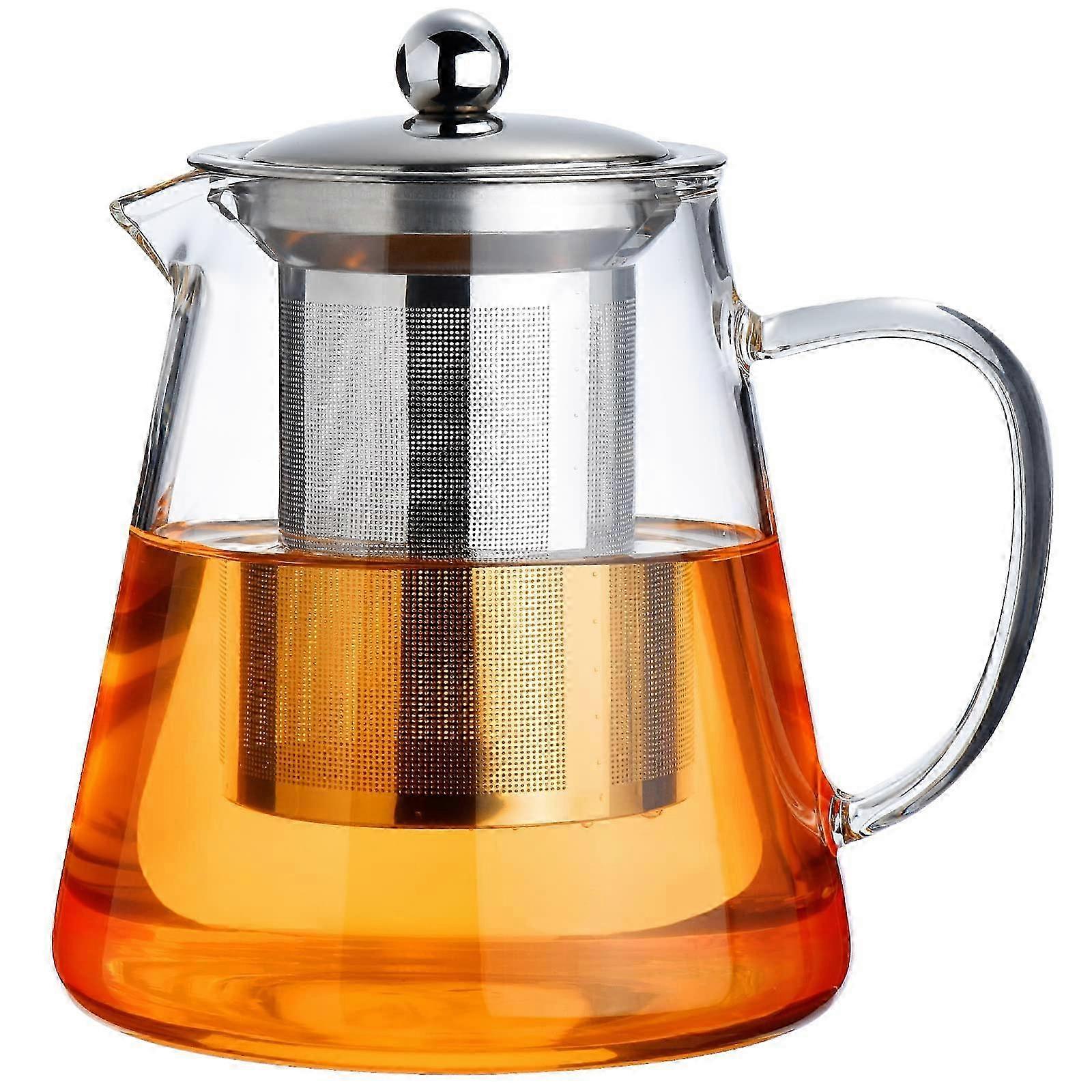 Camping Clear Borosilicate Teapot, 18.6 oz (550 ml)