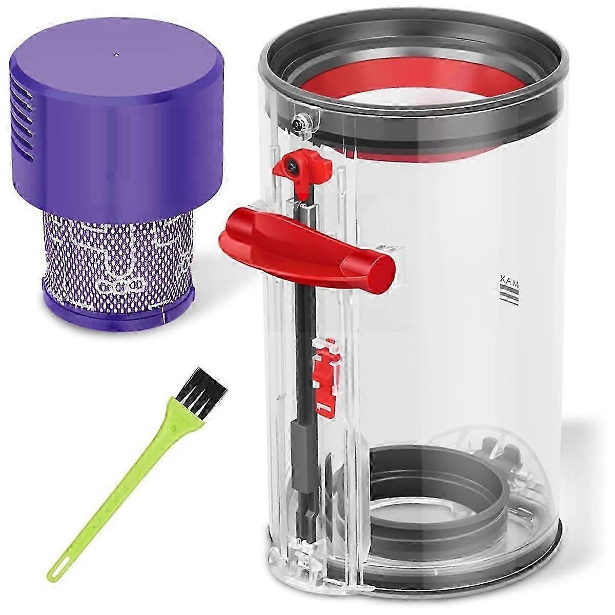 Dust Container with Filter Replacement Parts for V10 SV12 Animal and Absolute Vacuum Cleaner Access
