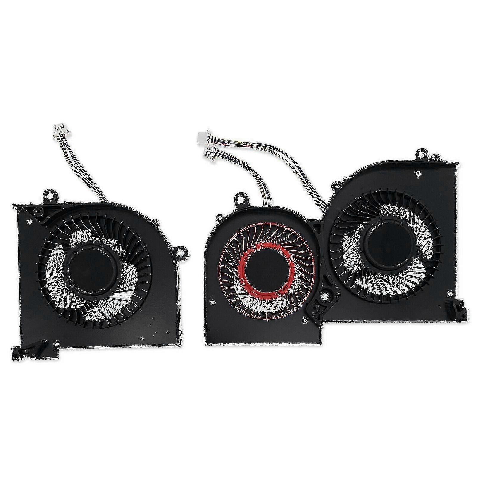 Cooling Fan for MSI GS65 GS65VR MS-16Q2 Laptop CPU GPU Cooling System Replacement Radiator Fan 4Pin 5V 0.5ACPU fan-GPU fan SZRH