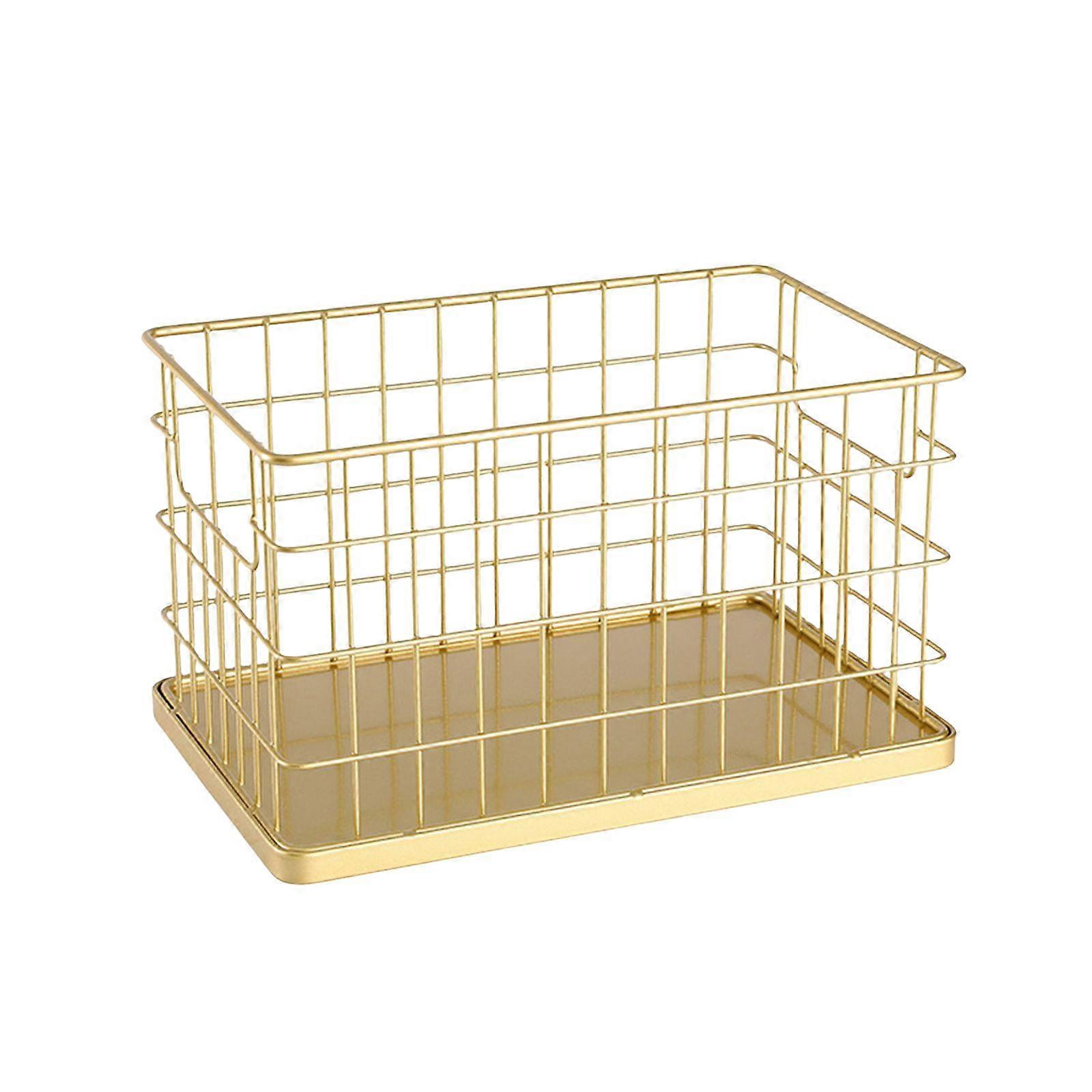 , Double Layer Sundries Rack for Vanity Countertop Desktop
