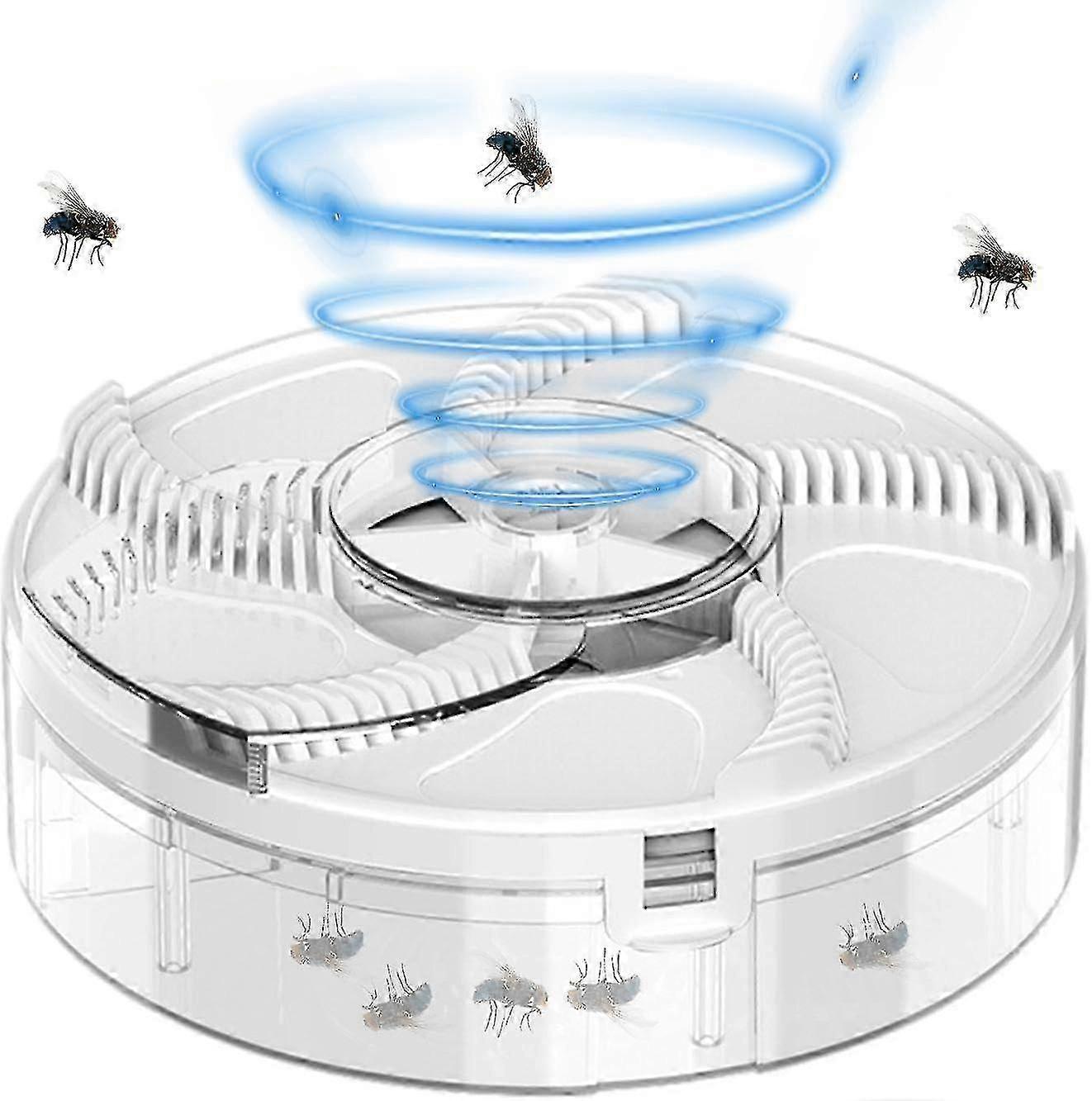 USB Rechargeable Automatic Rotating Electric Fly Trap, Fly Catcher