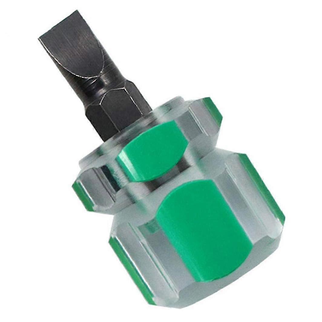 Mini Screwdriver Set: Flat Head And Phillips Screwdrivers With Handle For DIY Repair - Random Color