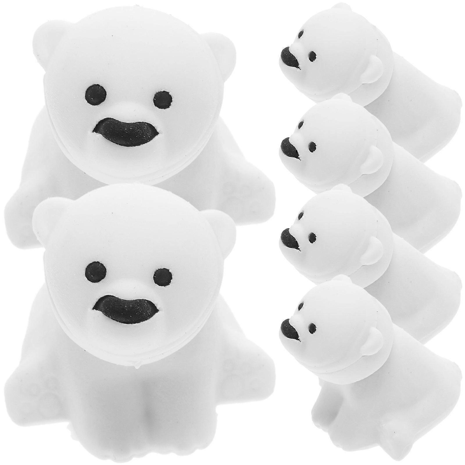 Reassemblable Mini Erasers, Polar Bear Look for Kids' Art and Learning