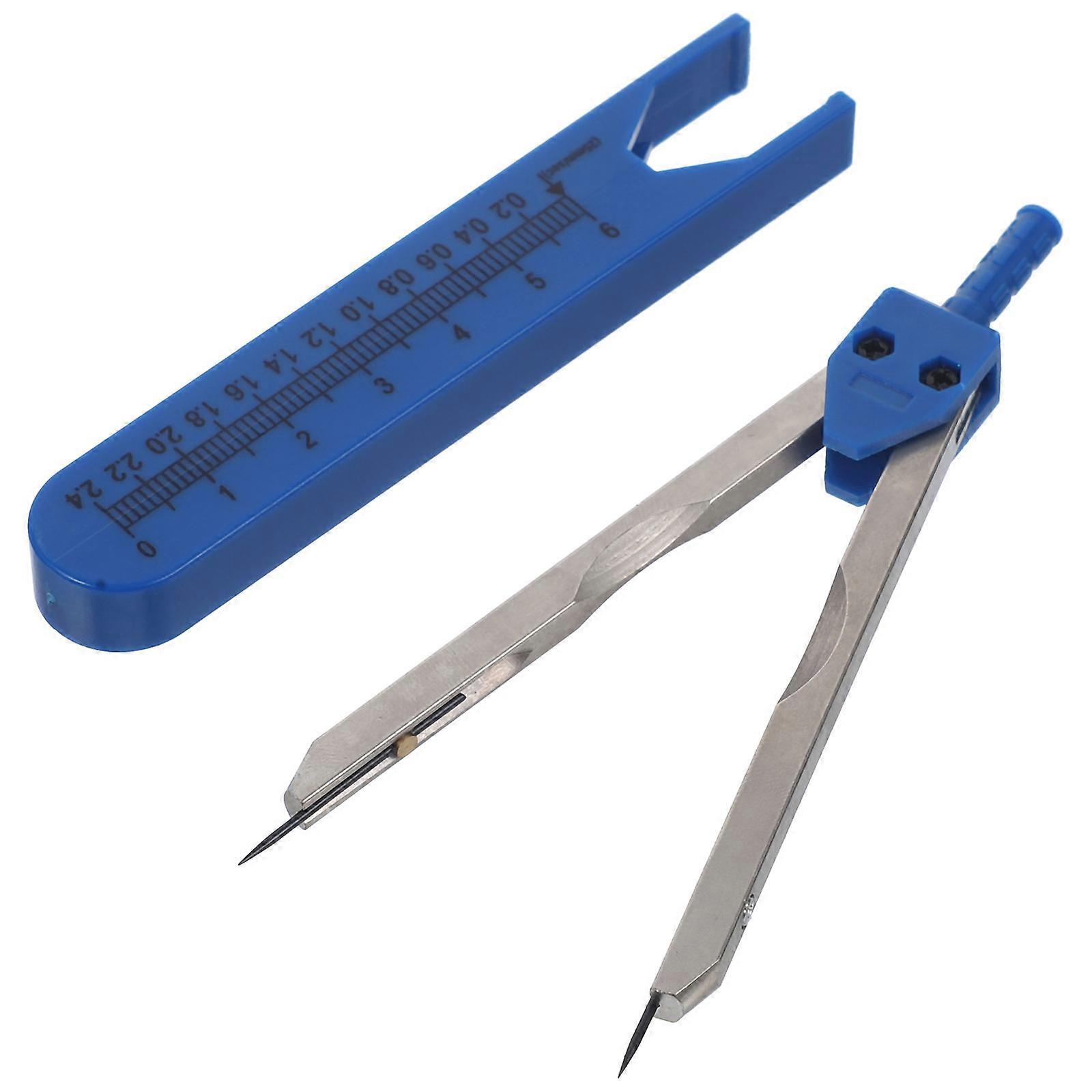 Electrocardiogram Divider Calipers Medical Measurement Tool with Screw Mount Design and Storage Case for Doctors and Nurses