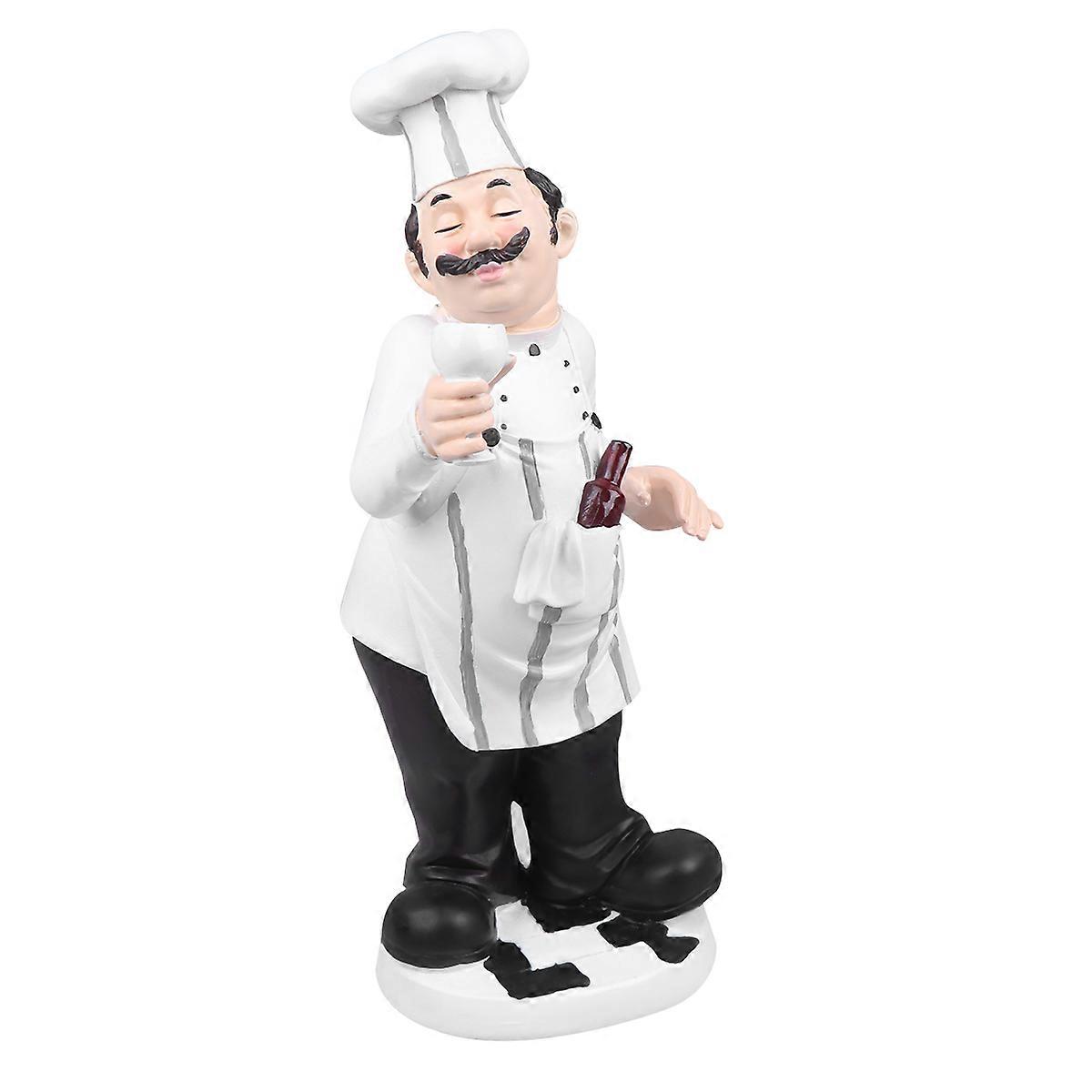 Fun Chef Decor for Kitchen, Steady Desktop Placement for Homes