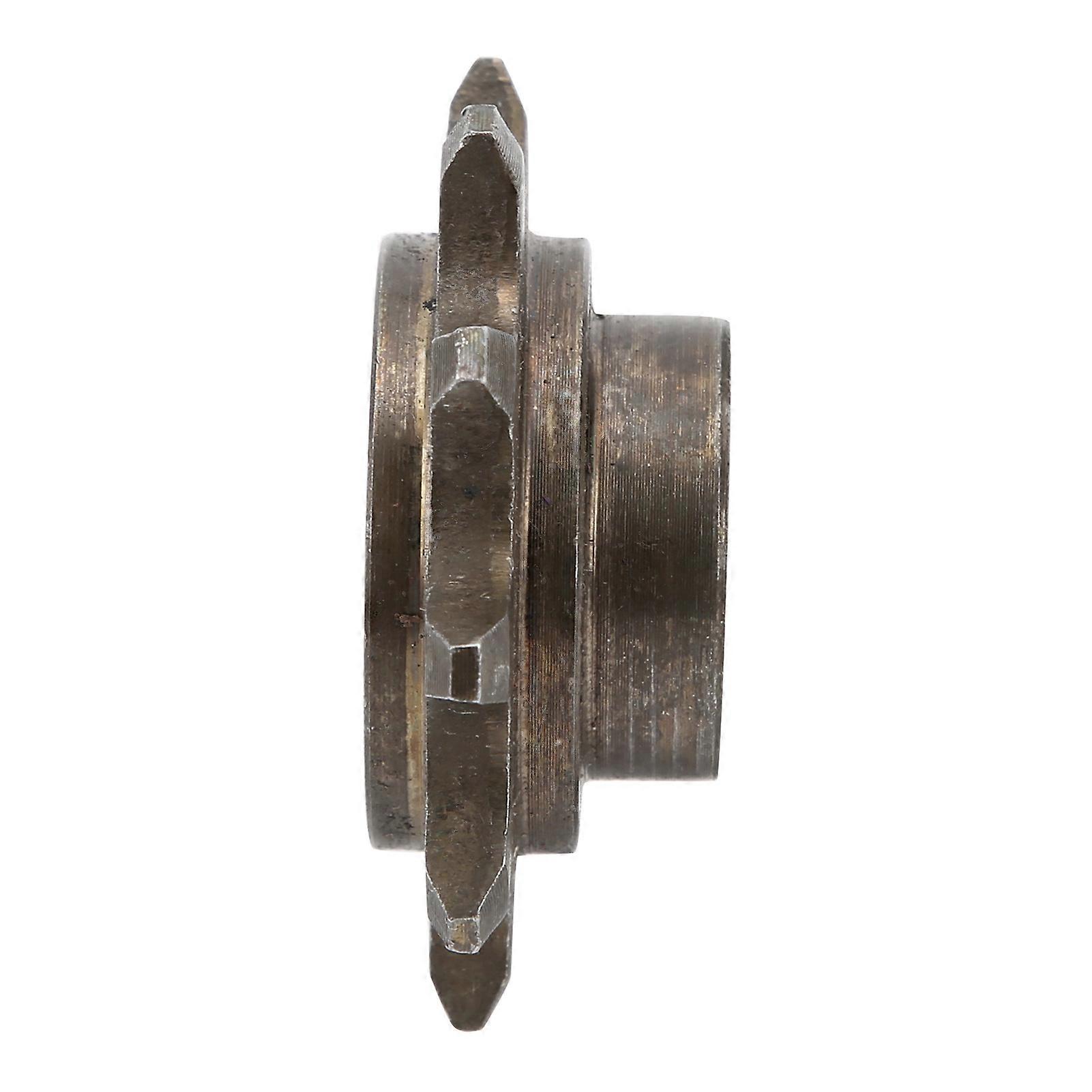 Front Sprocket Cog 10T Teeth Iron Alloy for 48cc 80cc 2 Stroke Motorized Bicycle 415 Chain