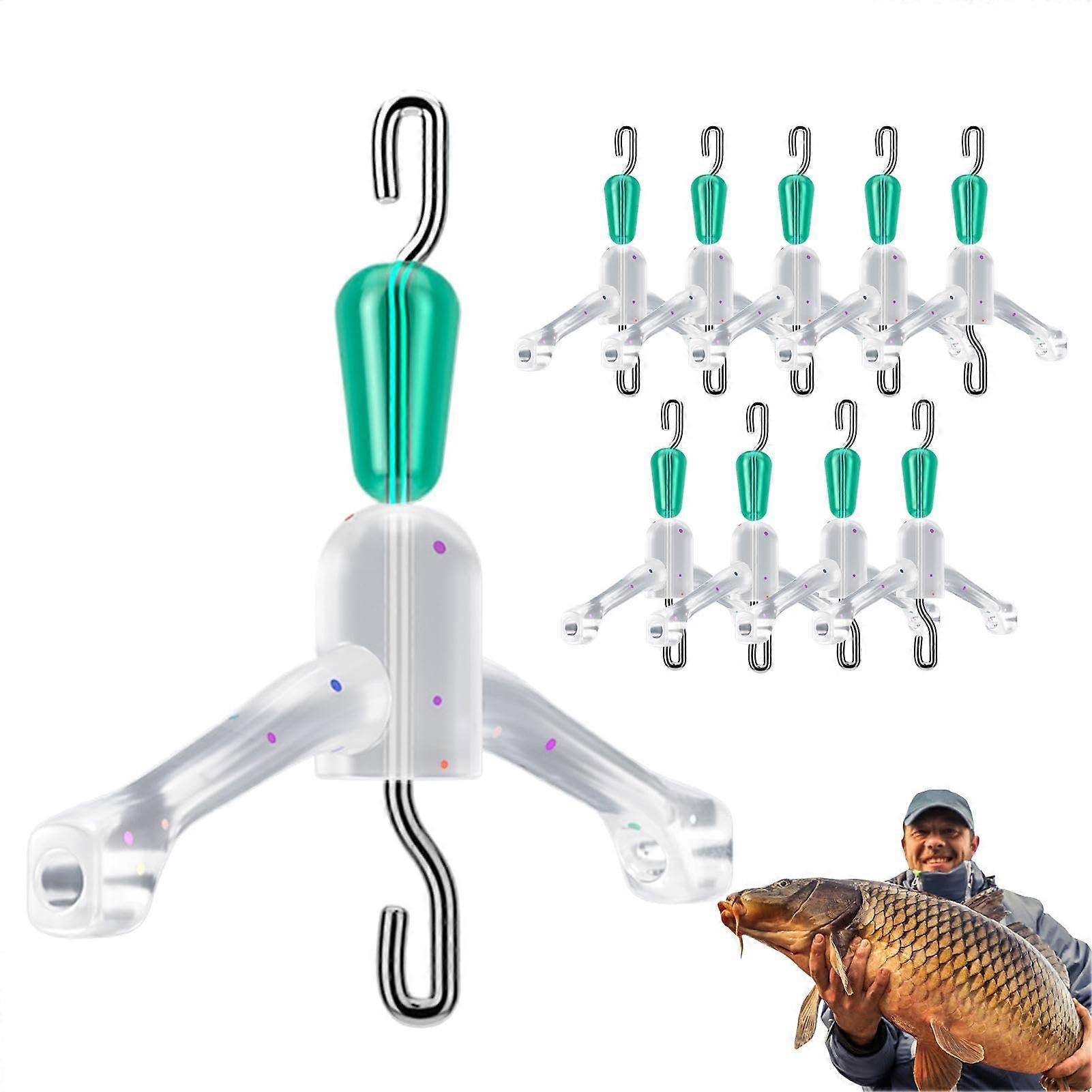 Fischerei -Sub -Draht -Anschluss Double Hook Fishing Tackle Space Bifurcation Underwire Connection Family Accessory