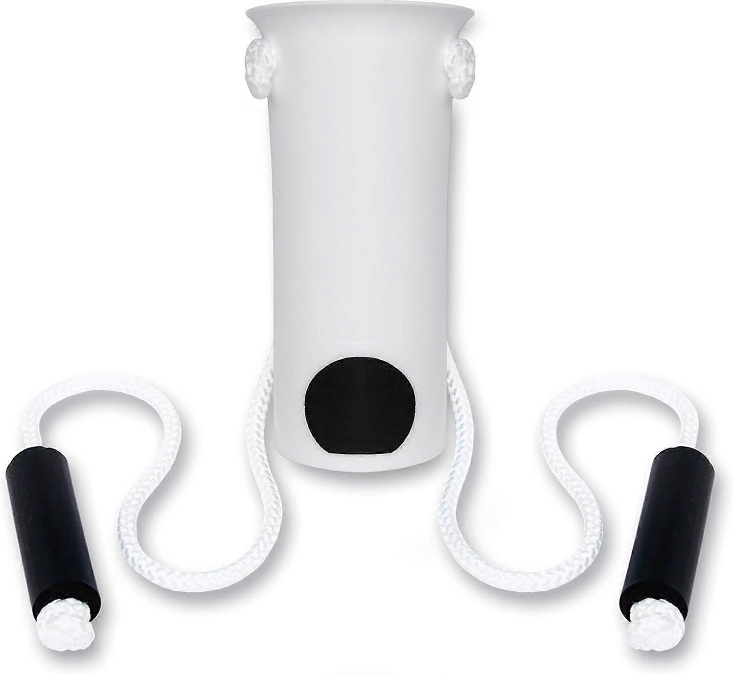 RMS Deluxe Sock Aid - Sock Helper with Foam Handle (for Regular Socks) White