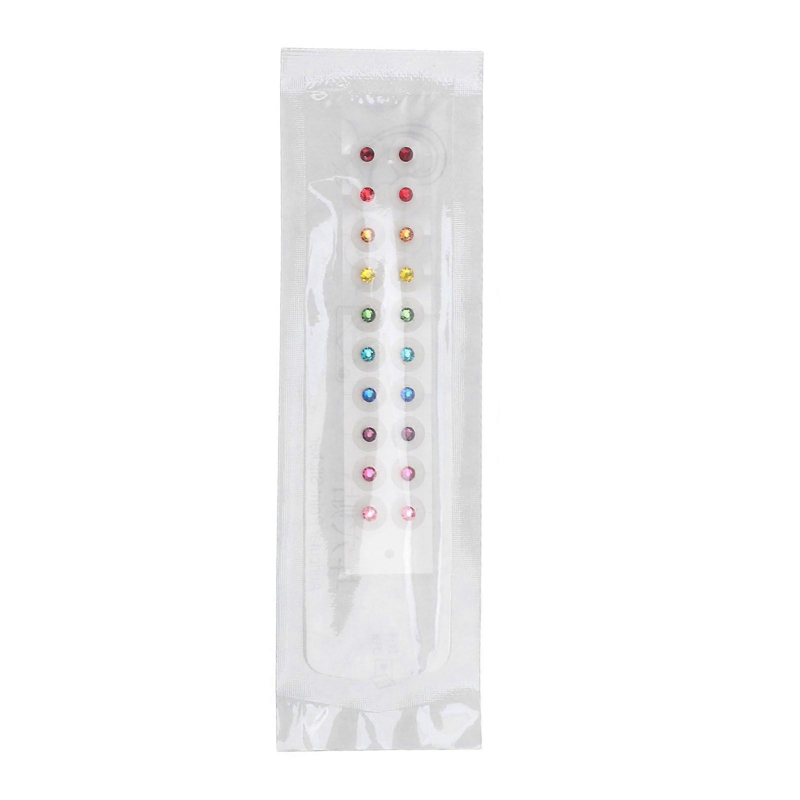 2025 Latest Model 20 Sheet Crystal Acupuncture Ear Beads Patch Painless Clear ...